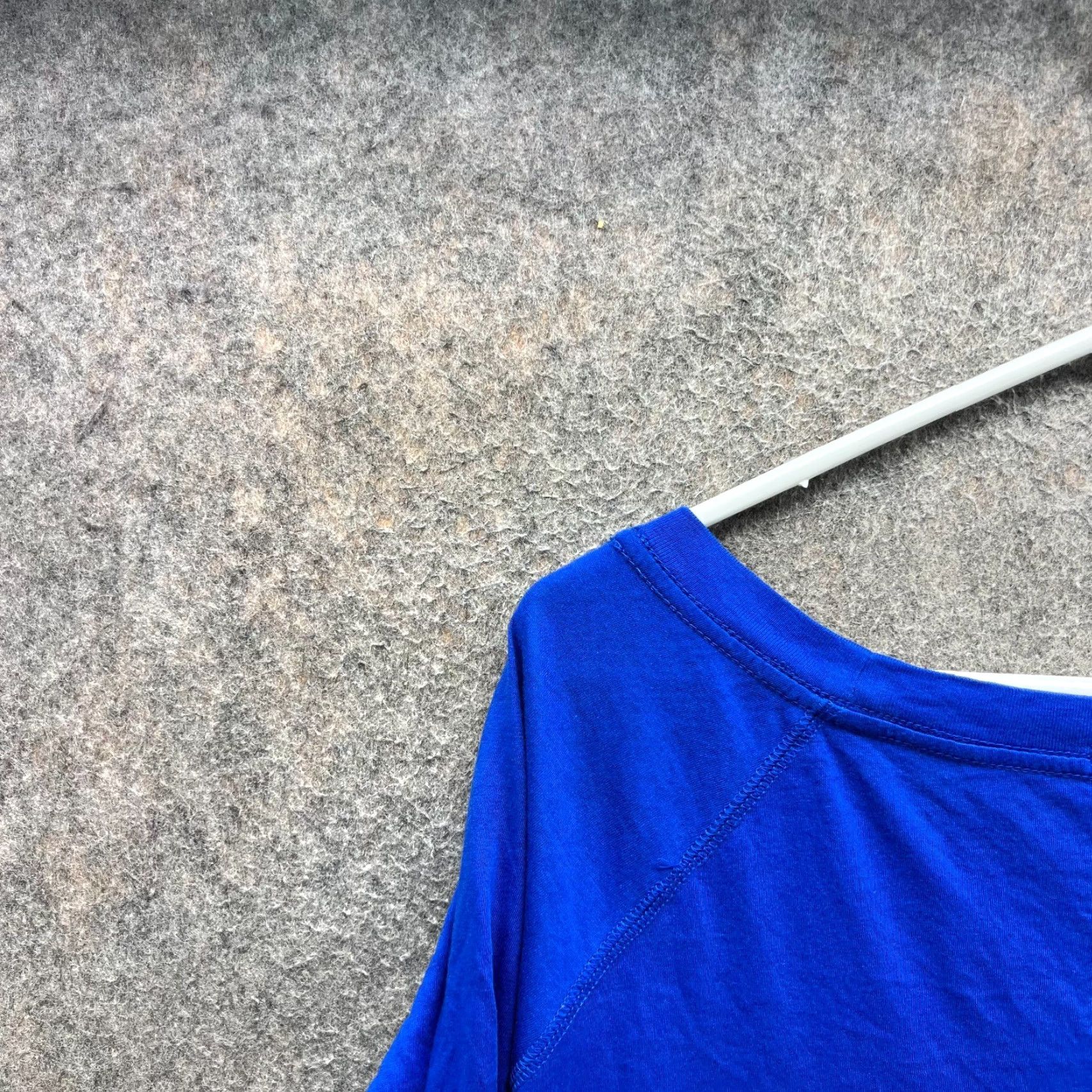 Juicy Couture VINTAGE Juicy Couture Dress Women Large Blue Long Sleeve Shirt Dress Knee Length Round Neck Pullover Casual Cotton Size L / US 10 / IT 46 - 2 Thumbnail