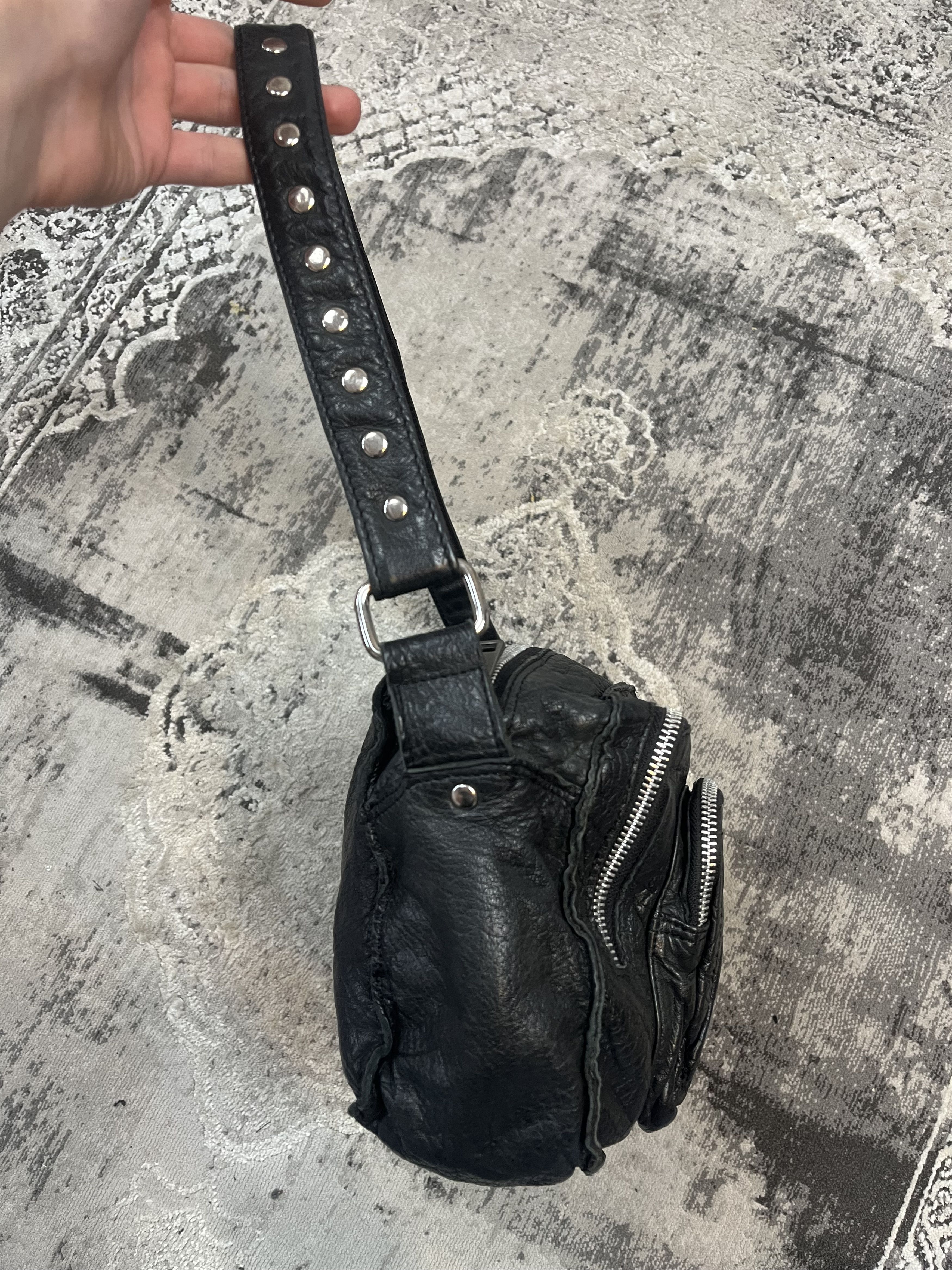 Vintage Vintage Balenciaga style leather bag y2k avantgarde Size ONE SIZE - 6 Thumbnail