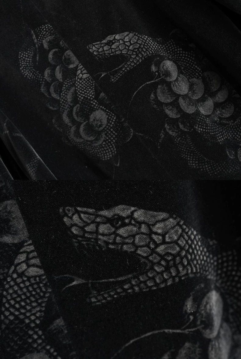 Yohji Yamamoto Yohji Yamamoto size os 19 AW Viper and Grape Velvet Jacket Size US M / EU 48-50 / 2 - 8 Thumbnail