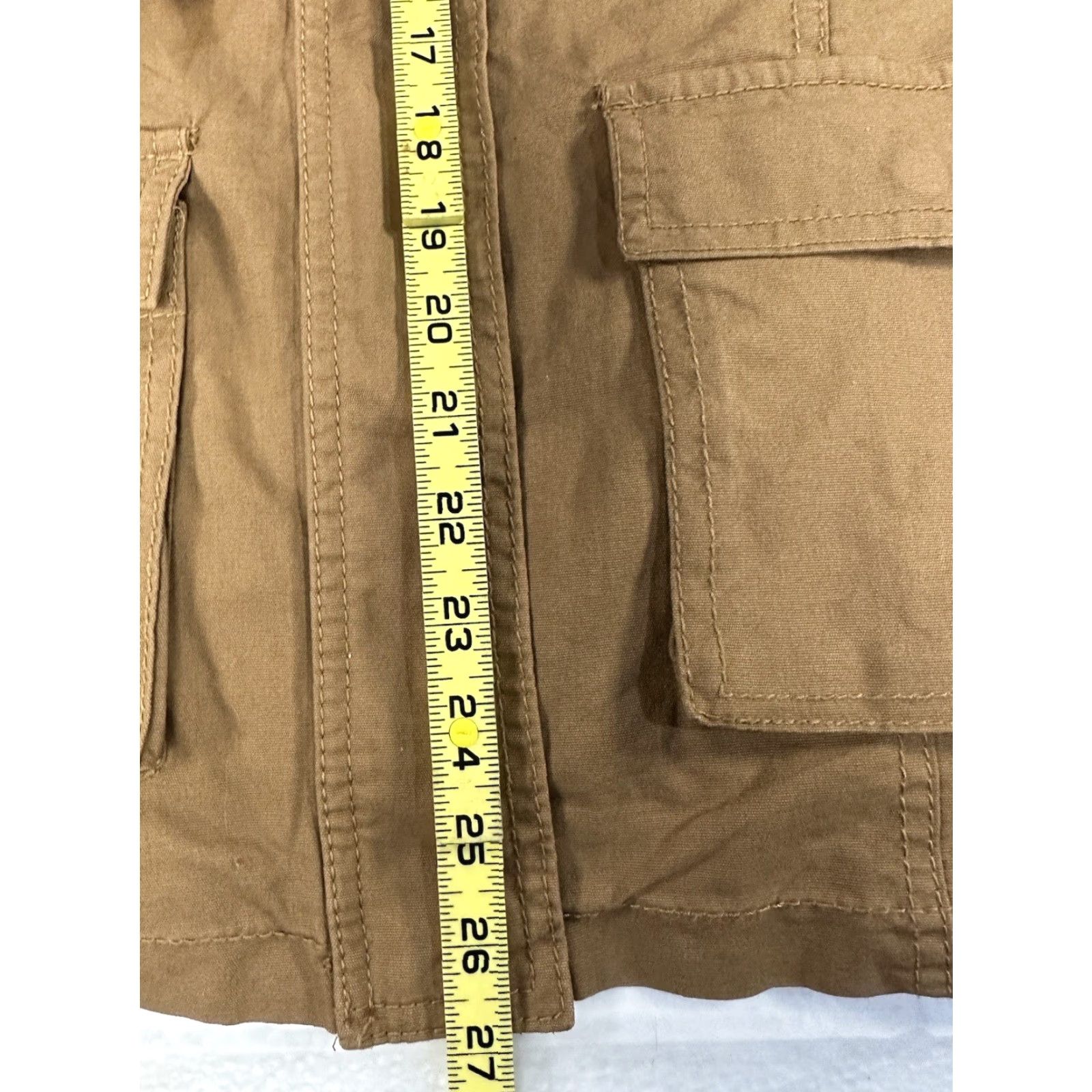 Vintage Universal Threads Jacket Womens XS Brown 100% Cotton Detroit Style Utility Coat Size XS / US 0-2 / IT 36-38 - 6 Thumbnail