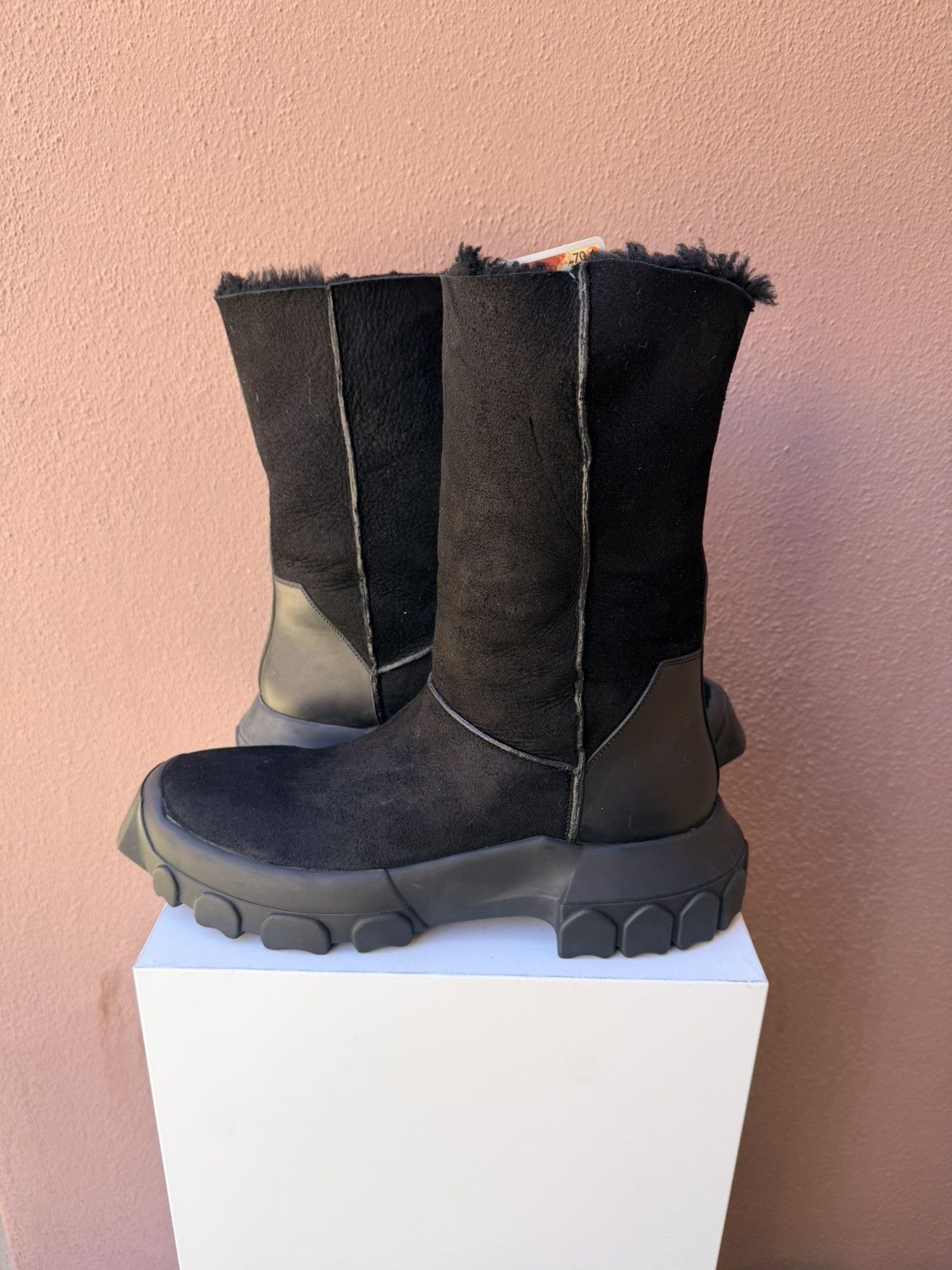 Rick Owens Rick Owens Beatle Bozo Tractor Boots Size US 10 / EU 43 - 1 Thumbnail