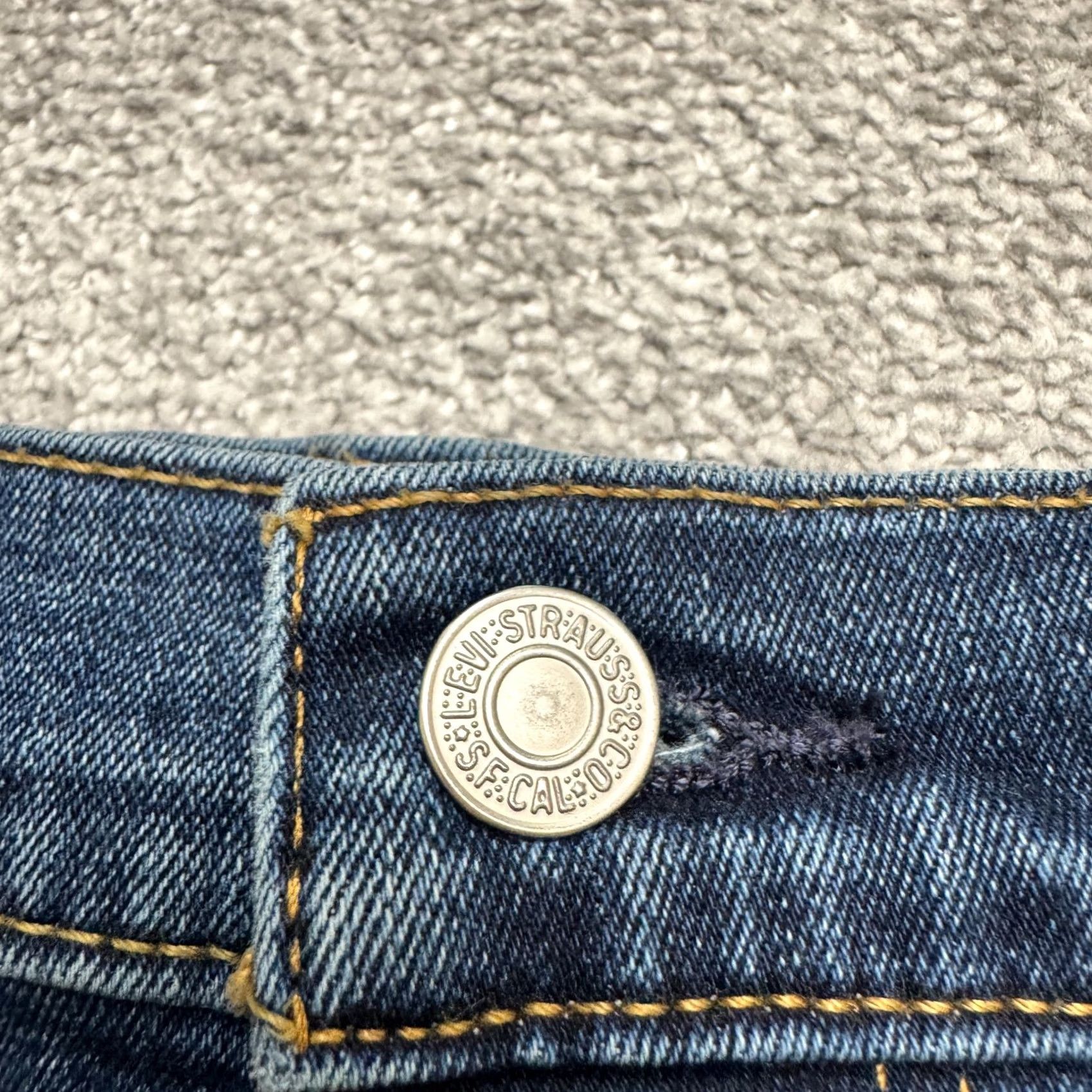 Levi's Levi's 511 Jeans Slim Straight Leg Denim Dark Wash Mens 32x34 Cotton Blend 5-Pocket Logo Vintage No Size US 32 / EU 48 - 7 Thumbnail