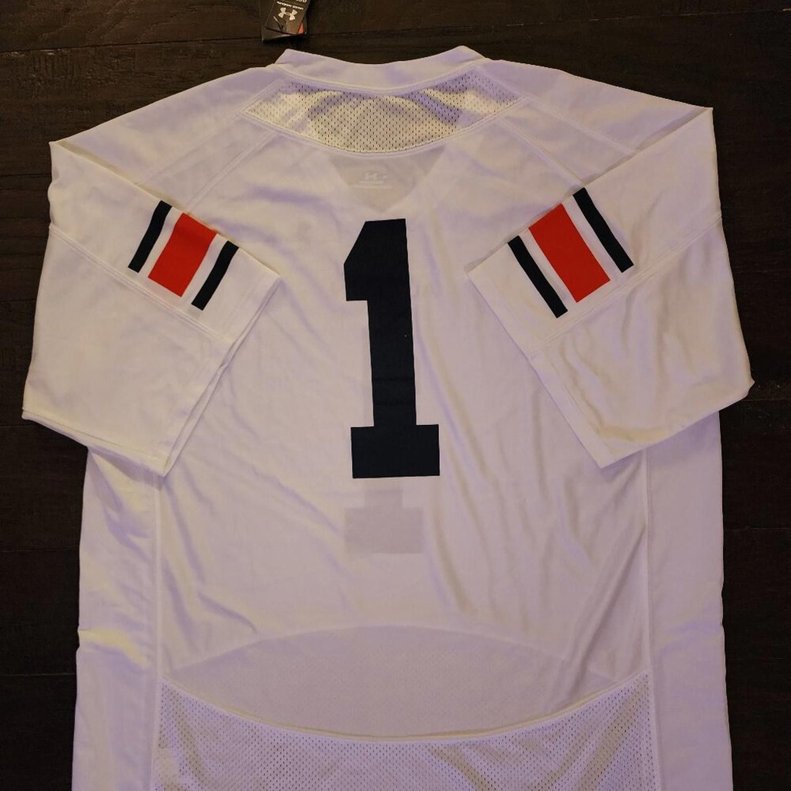 Under Armour Auburn Tigers #1 War Eagles Under Armour jersey NWT Size XL Size US XL / EU 56 / 4 - 2 Thumbnail