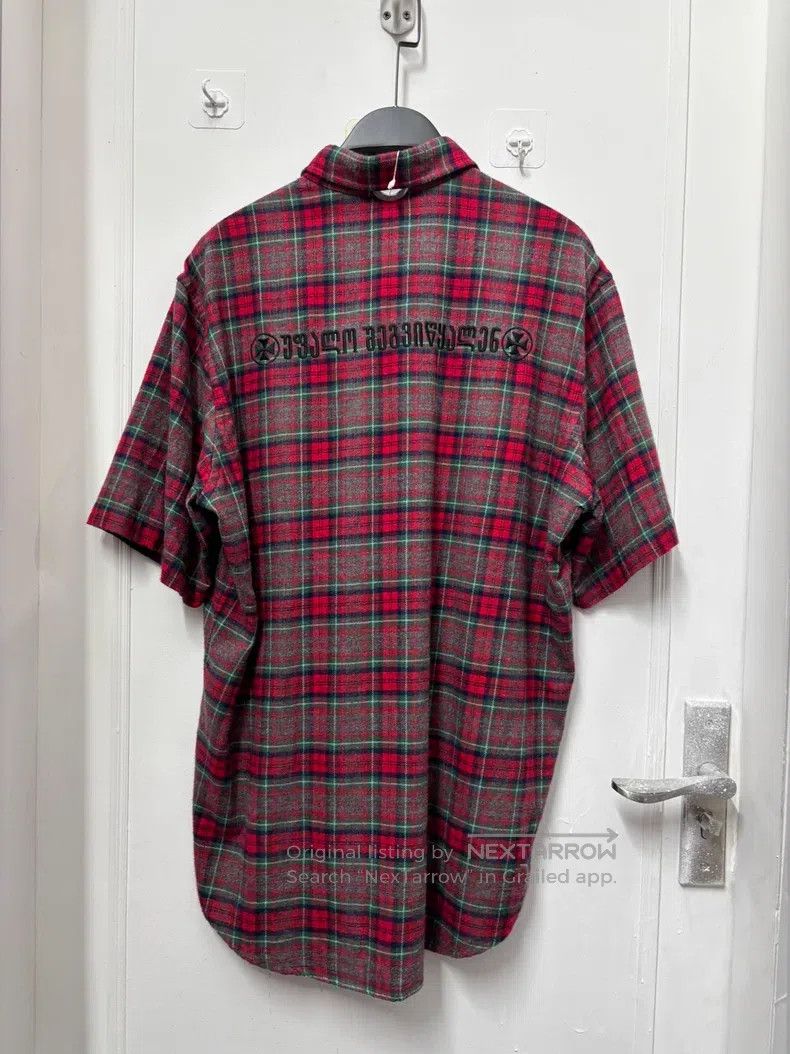 Vetements VETEMENTS Flannel Short Sleeve Shirt Size US S / EU 44-46 / 1 - 2 Thumbnail