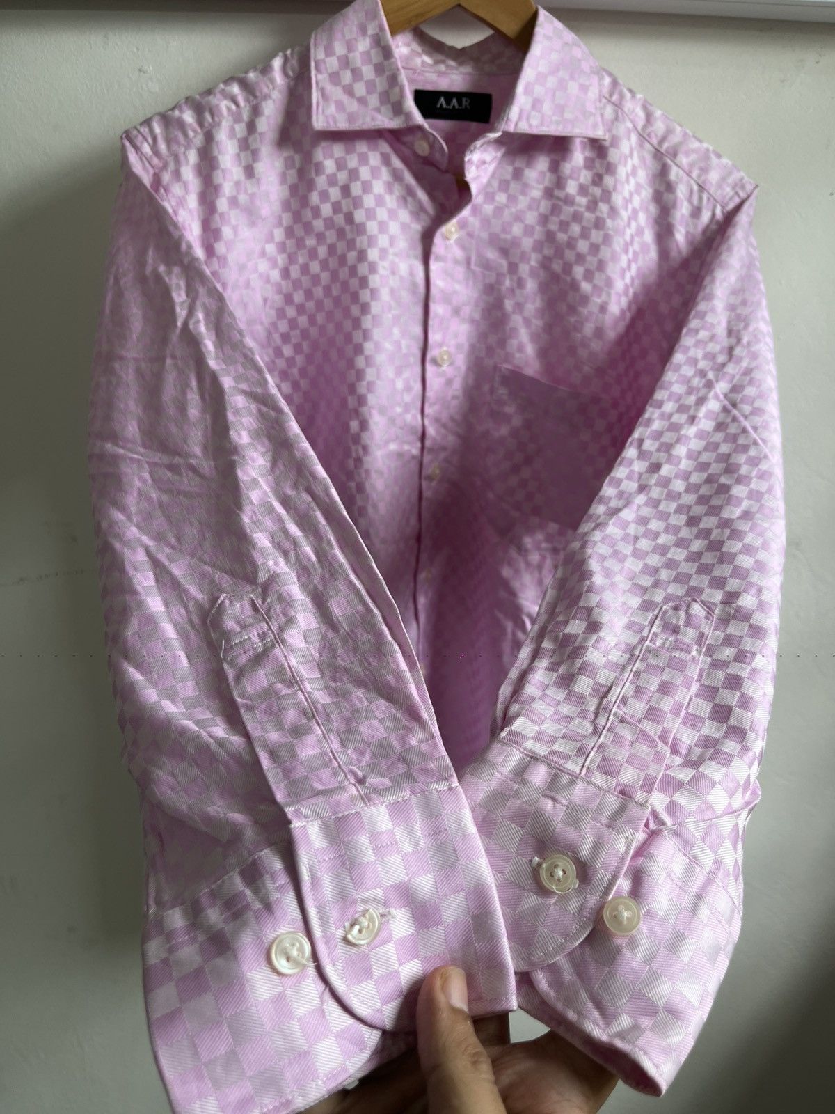 Yohji Yamamoto Vintage AAR Against All Risk Yohji Yamamoto Checked Shirt Size US S / EU 44-46 / 1 - 5 Thumbnail