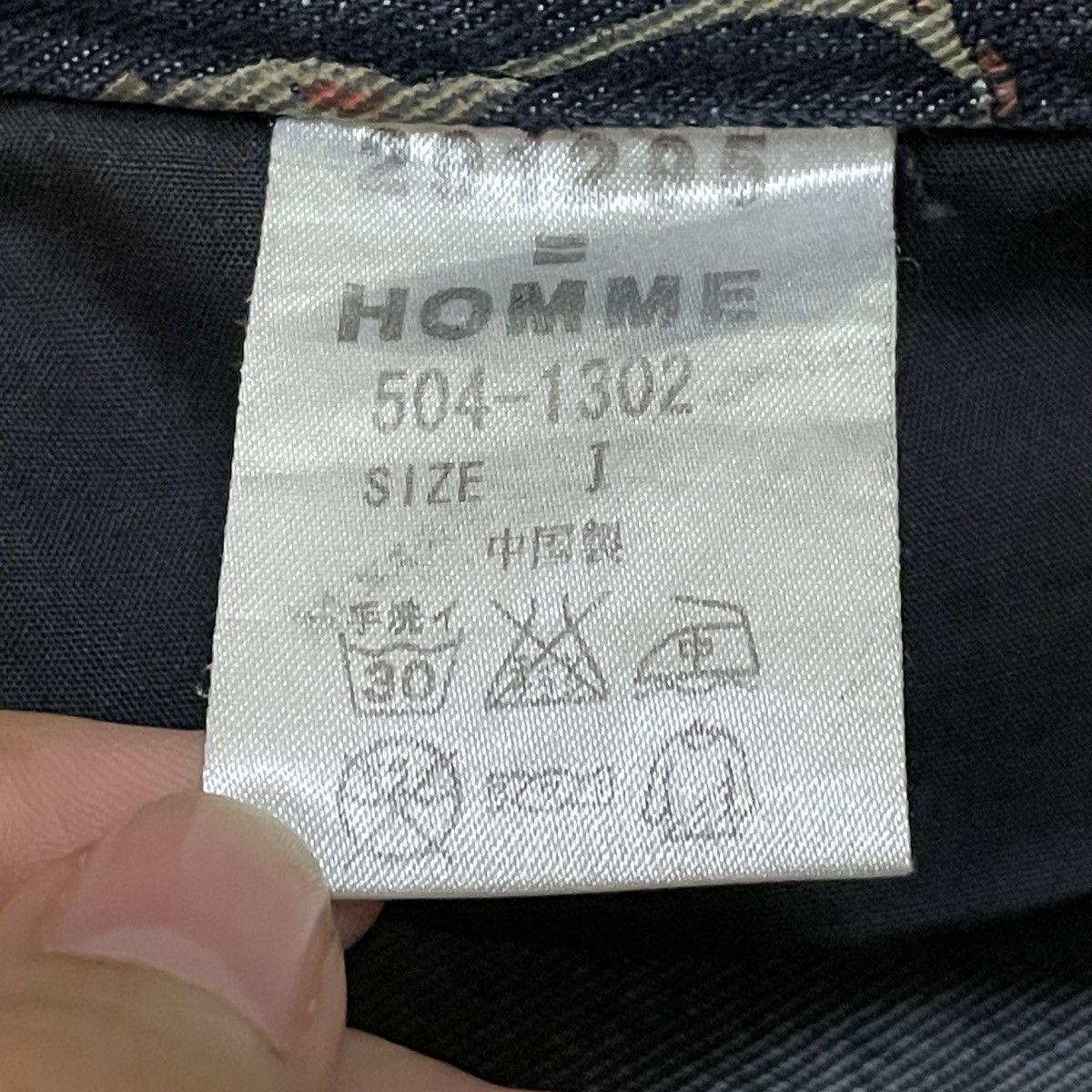 If Six Was Nine Rare Design Vintage Brand 291295 Homme Jeans 1990s Size US 29 - 11 Thumbnail