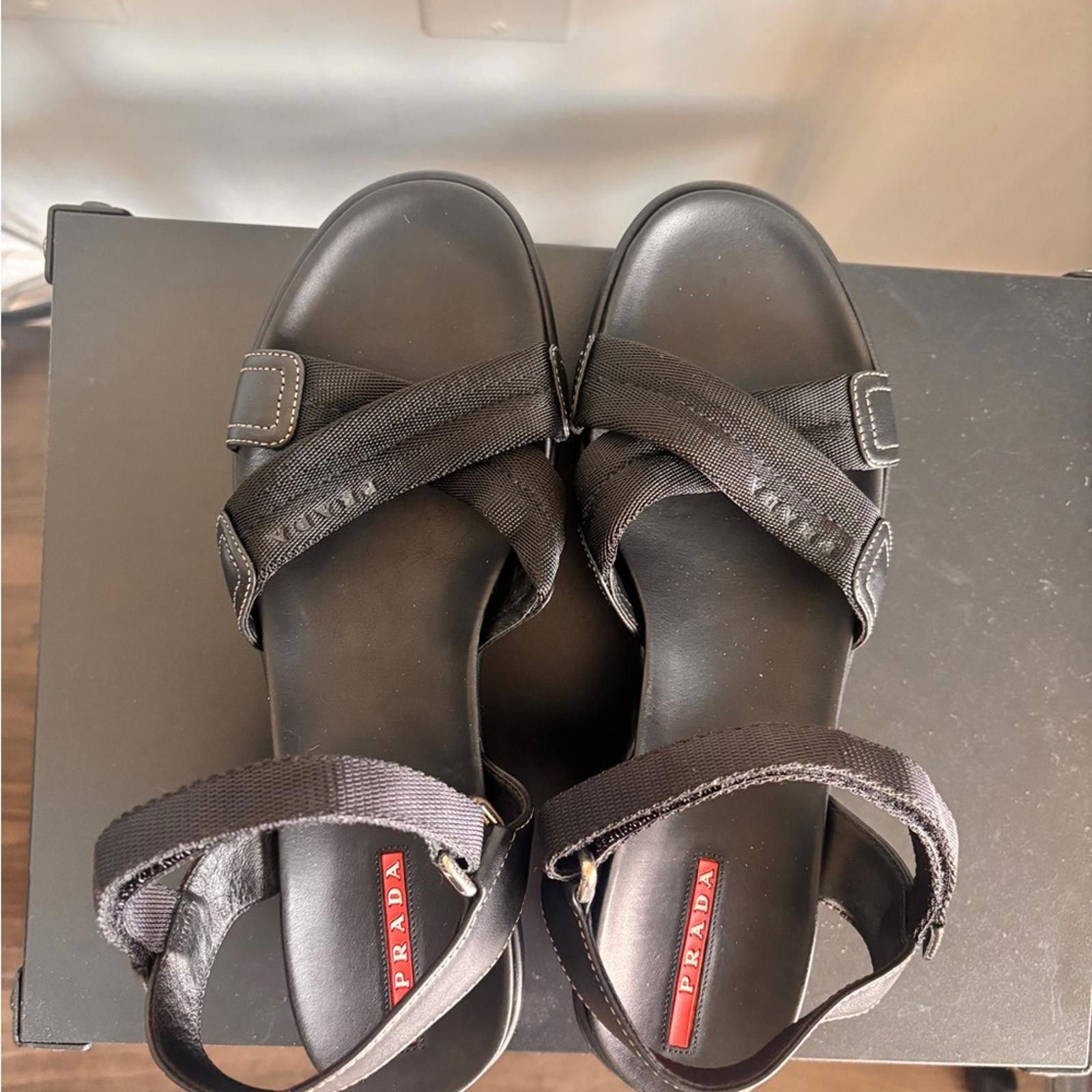 Prada Vintage Prada Sport platform wedge sandals Size US 8.5 / IT 38.5 - 2 Thumbnail