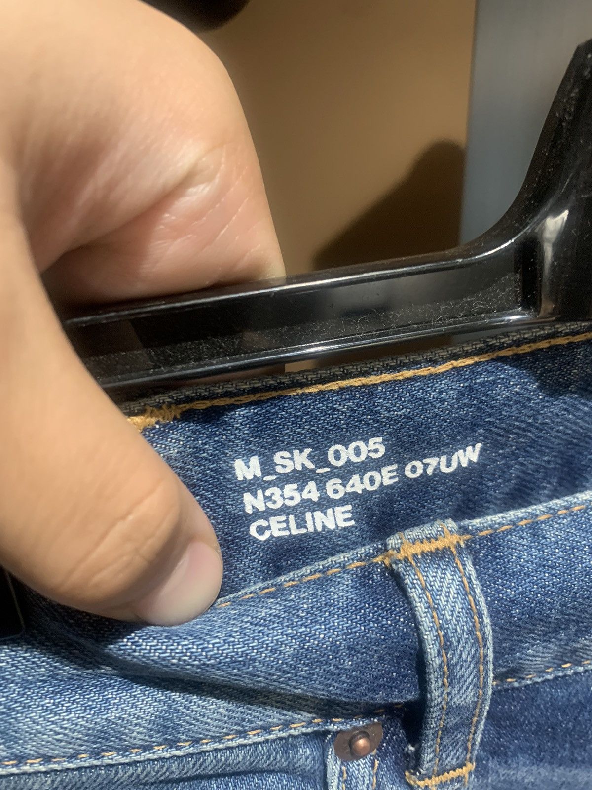 Celine Celine 2021FW Union wash Skinny Jeans Size US 30 / EU 46 - 2 Thumbnail
