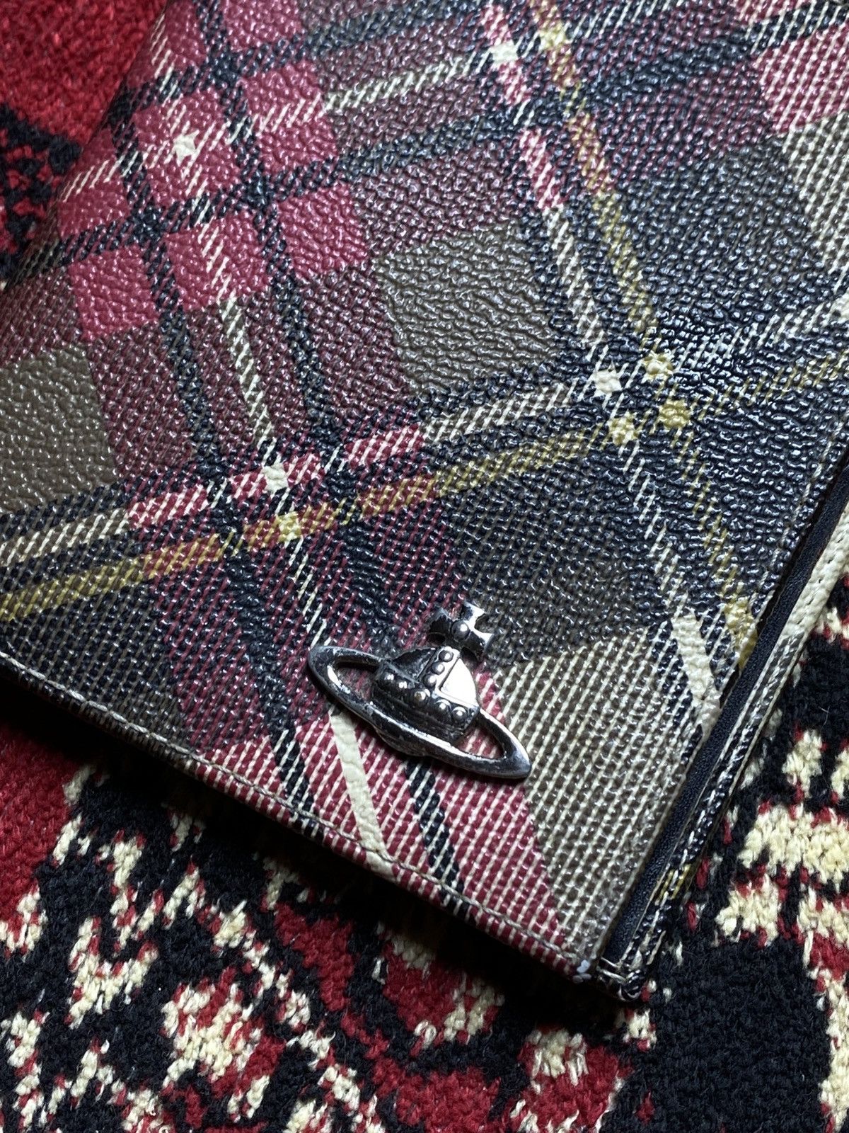 Vivienne Westwood Vivienne Westwood - Tartan Orb Wallet Size ONE SIZE - 3 Thumbnail