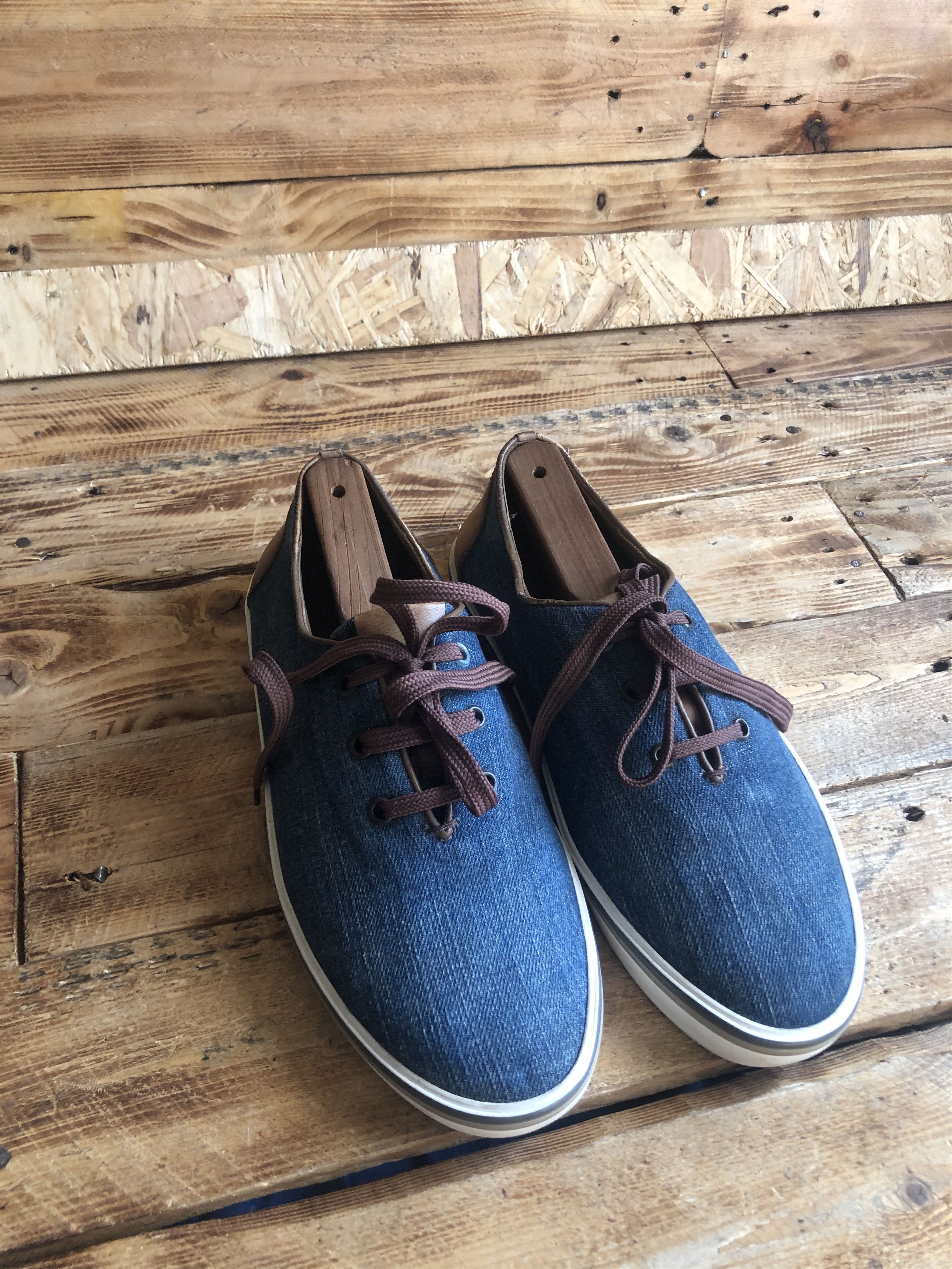 Berluti Berluti low trainers denim cloth shoes Uk sz 8 Size US 9 / EU 42 - 3 Thumbnail