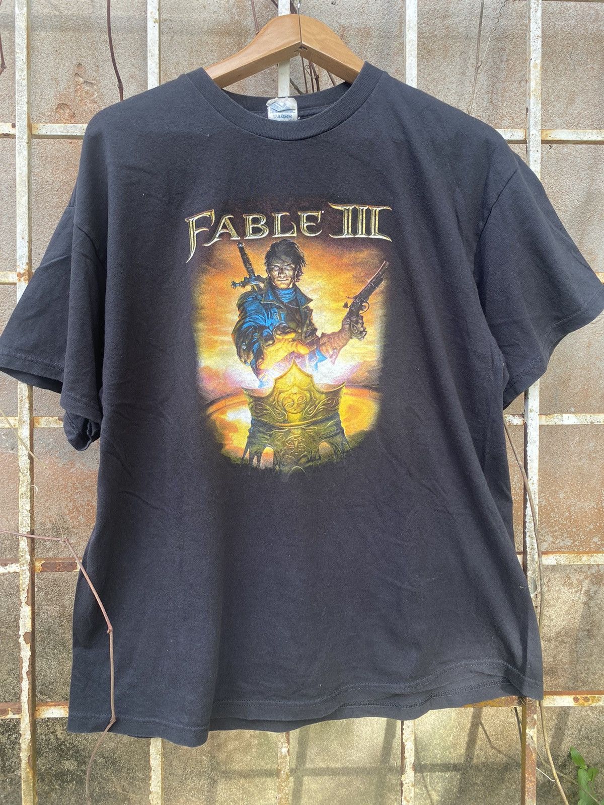 Delta VINTAGE FABLE III XBOX 360 T-SHIRT SIZE XL VIDEO GAME PROMO Size US XL / EU 56 / 4 - 2 Thumbnail
