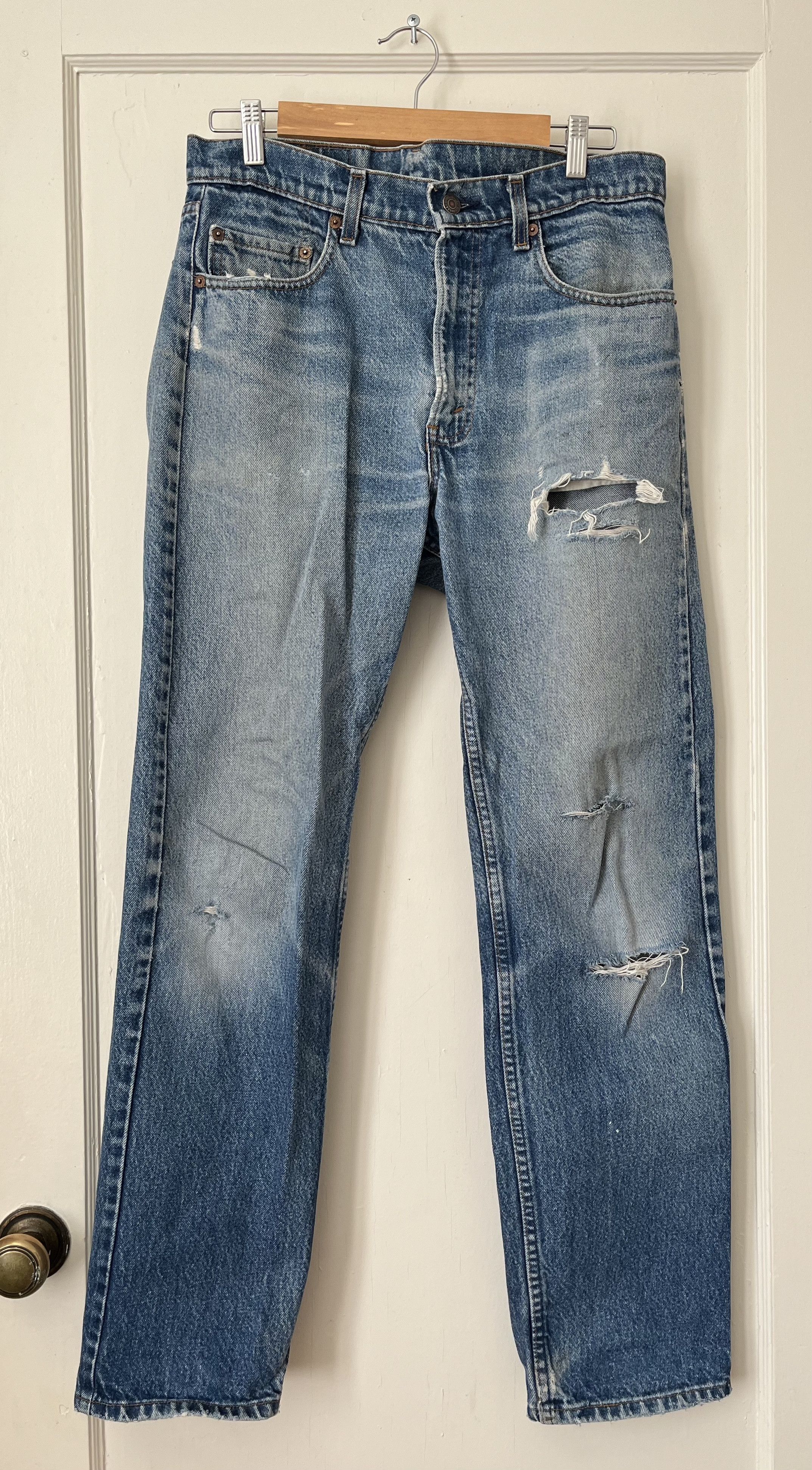 Levi's Vintage Authentically Worn-in Levis 505 Jeans Size US 33 - 4 Thumbnail