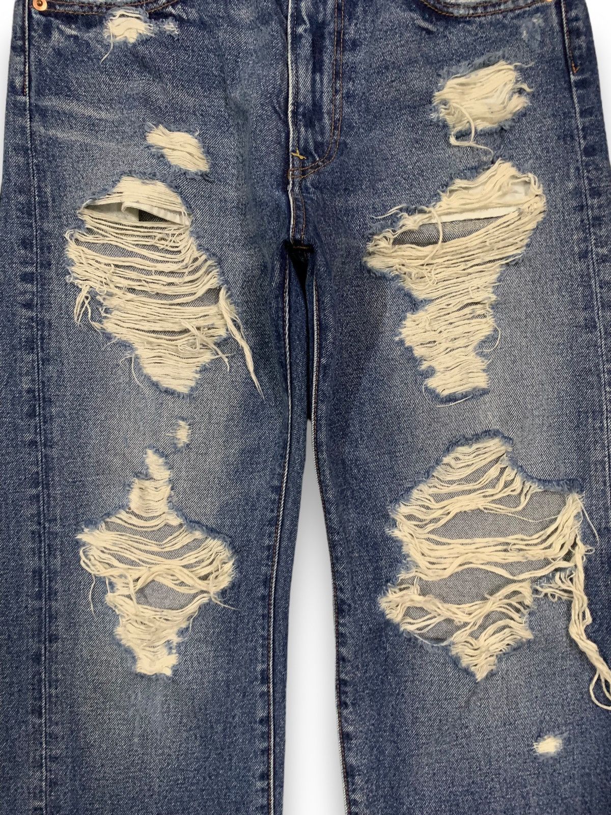 14th Addiction Vintage Y2K Japanese Brand RNA Distressed Grunge Jeans Size US 30 / EU 46 - 6 Thumbnail
