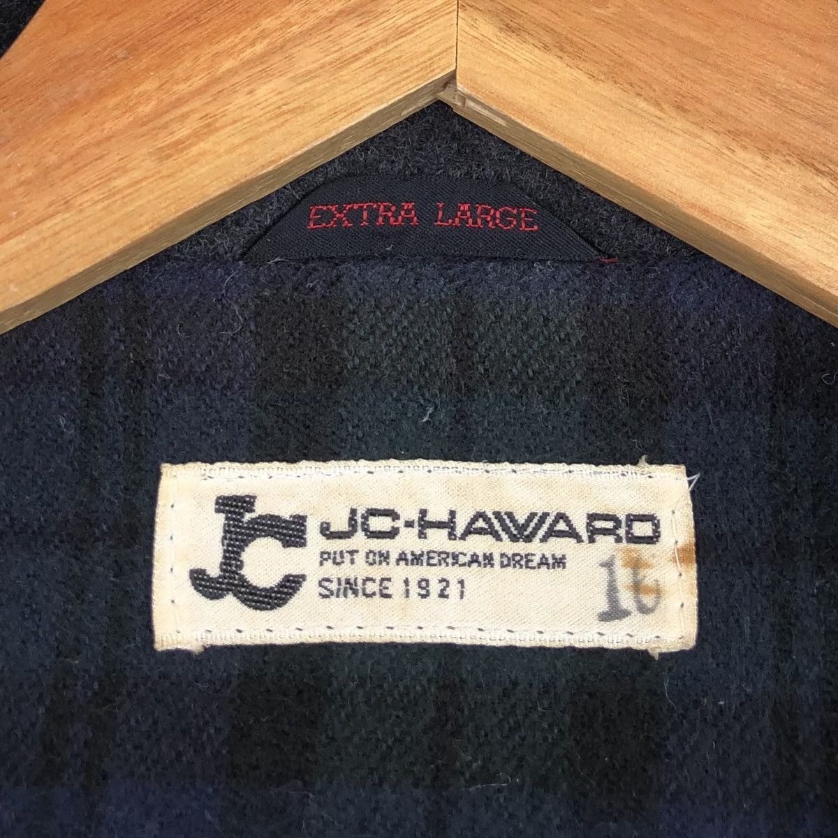 Japanese Brand Vintage 90s JC-Haward Men’s Wool Bomber Jacket Size US XL / EU 56 / 4 - 15 Thumbnail