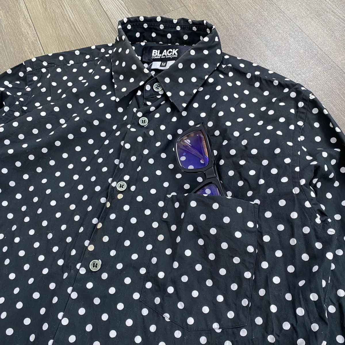 Comme des Garcons Vintage Comme Des Garçons CDG Iconic Logo Striped Longsleeve Size US M / EU 48-50 / 2 - 4 Thumbnail