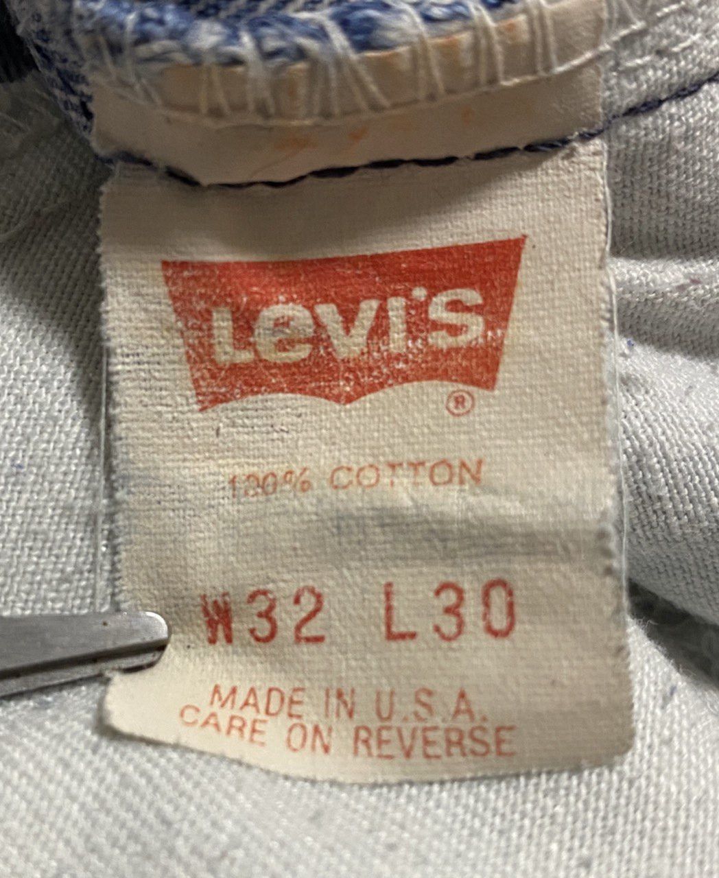 Levi's Vintage 80s Levis 515 Acid Wash Tapered Jeans Size US 32 / EU 48 - 11 Thumbnail