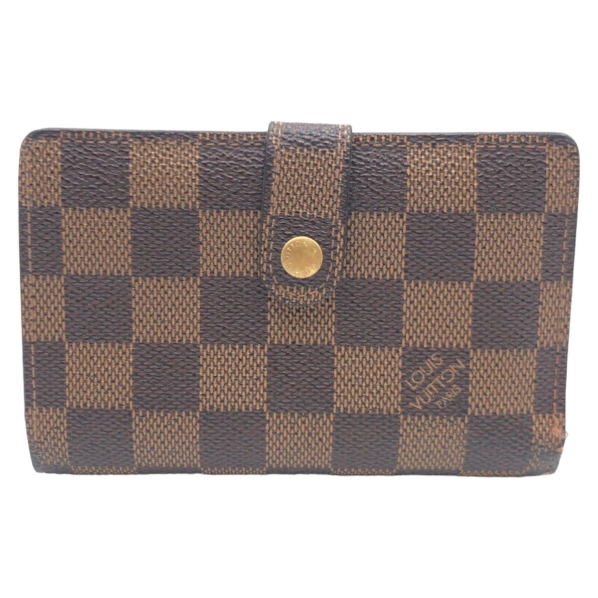 Louis Vuitton Louis Vuitton Damier Compact Wallet N61664 Canvas Short Wallet N61664 in Very Good Condition