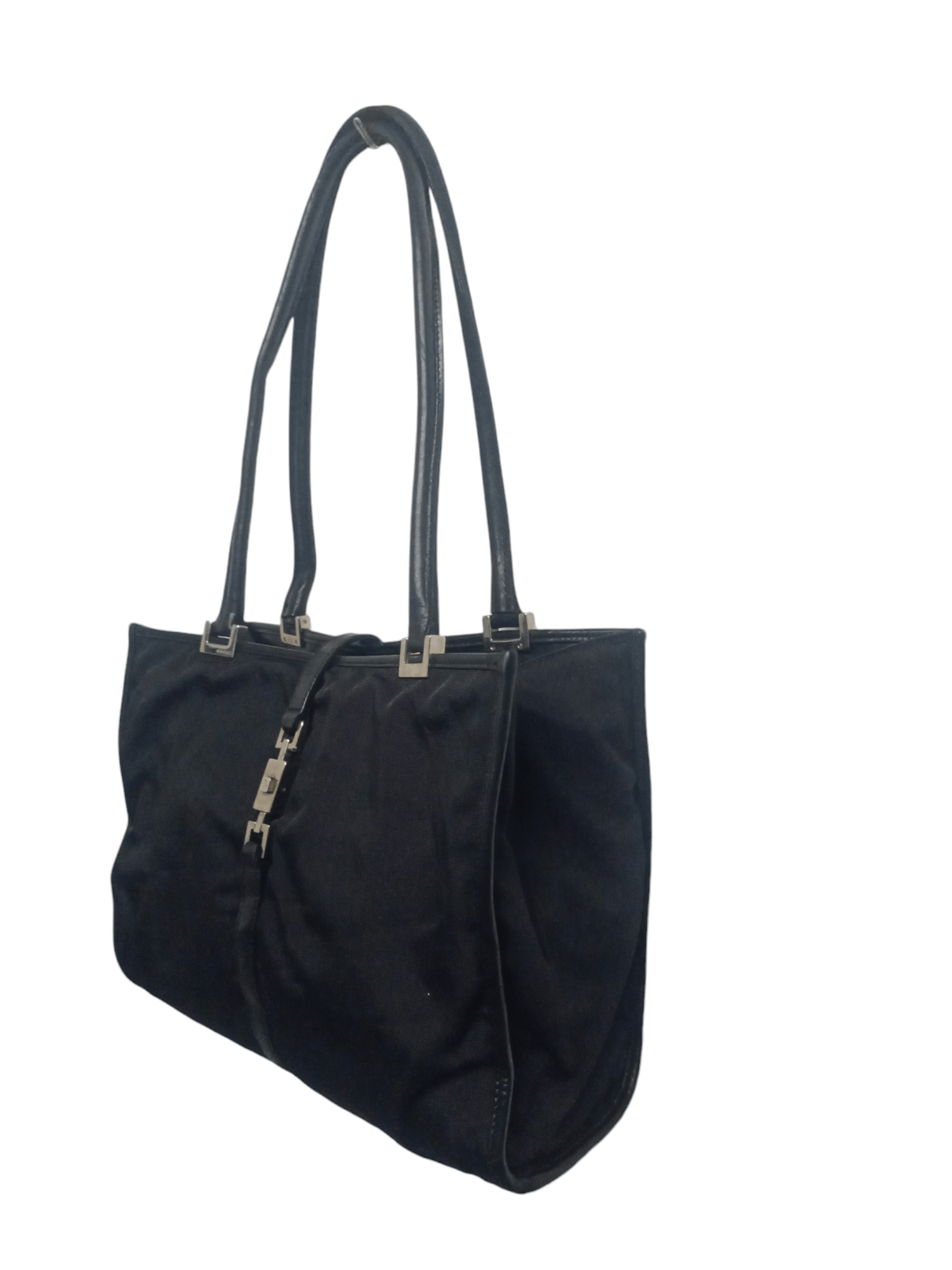 Gucci GUCCI GG Canvas Jackie Tote Bag Black 002-1073 Size ONE SIZE - 3 Thumbnail