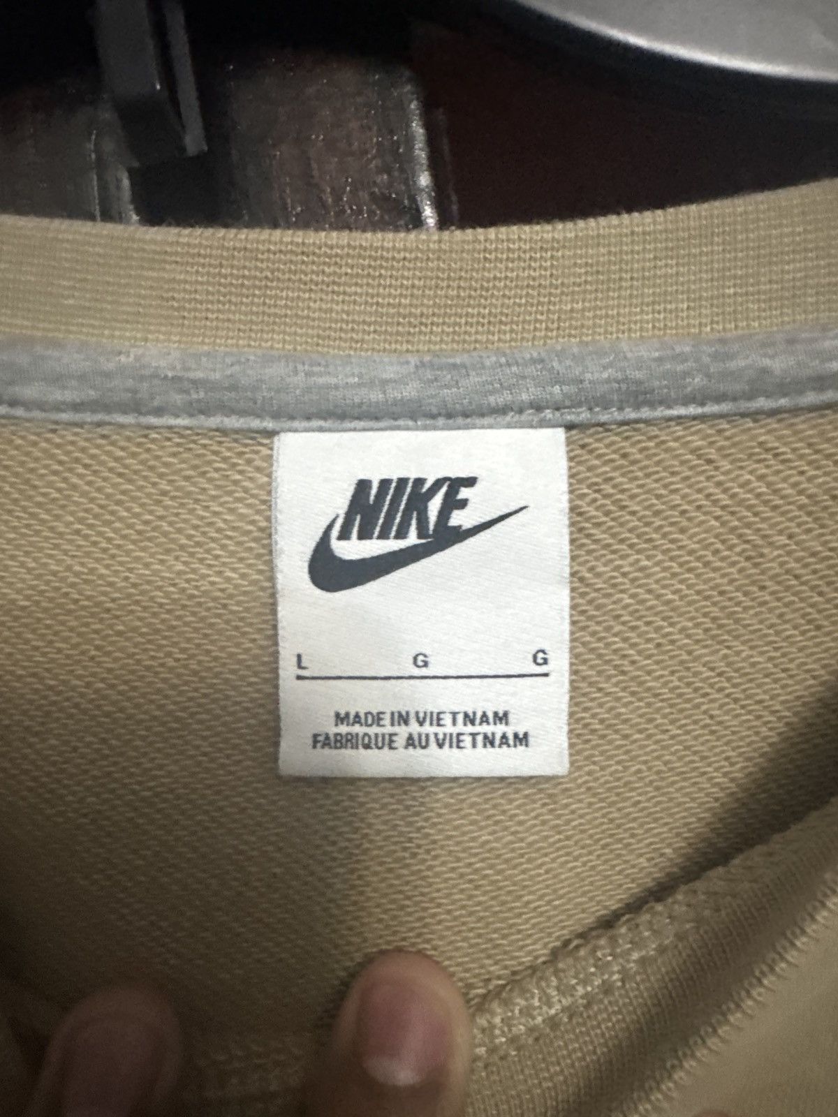 Nike Nike Crewneck Beige Size US L / EU 52-54 / 3 - 1 Thumbnail