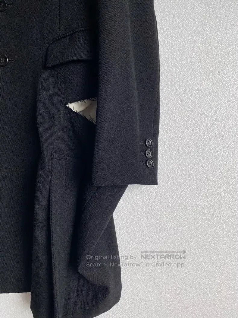 Comme des Garcons Comme des Garcons Wool Tear Strap Coat. Size US S / EU 44-46 / 1 - 5 Thumbnail