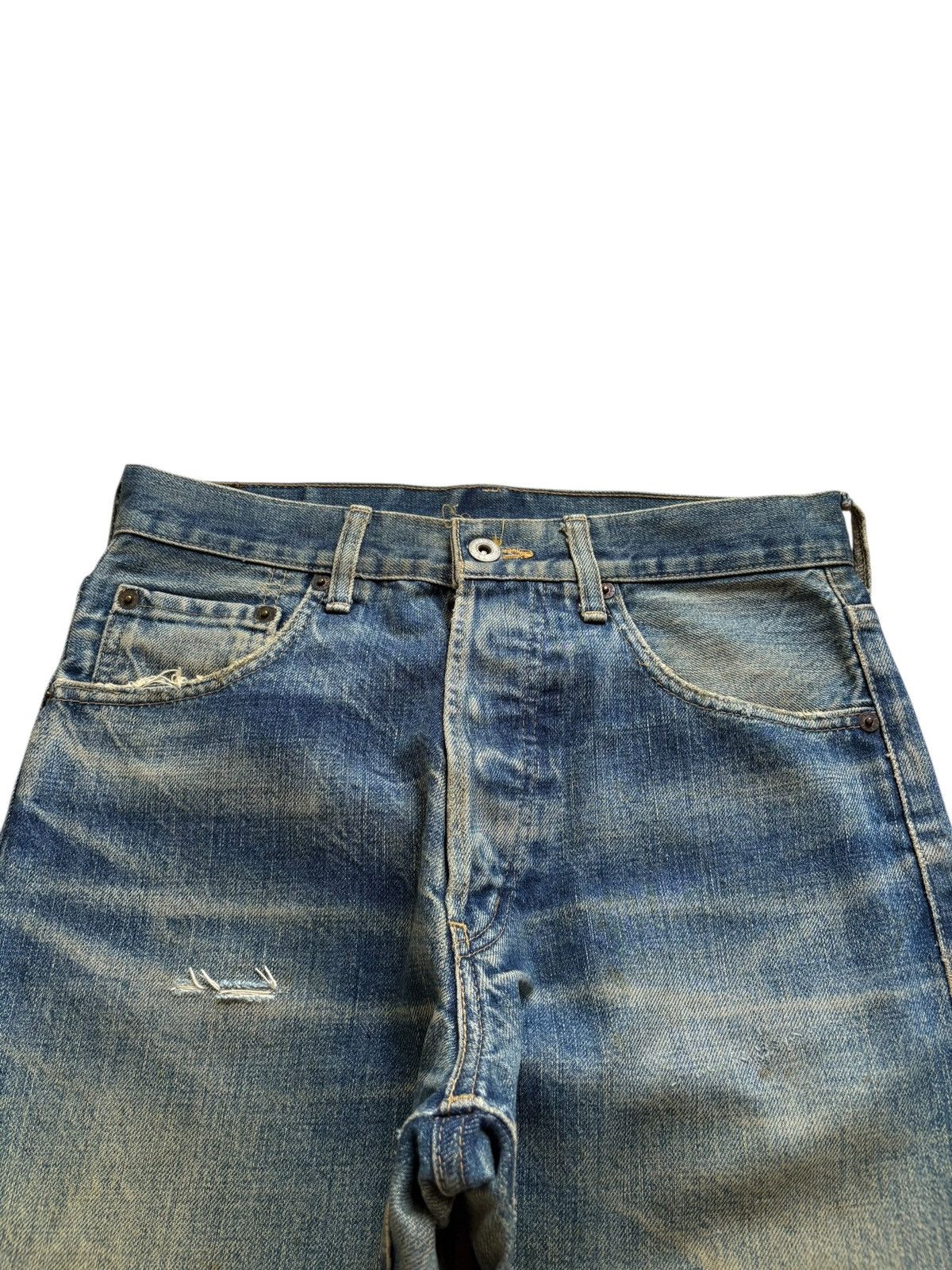 Levi's Vintage 80s Levis 503BXX Big E Selvedge Mud Wash Loose Jean Size US 30 / EU 46 - 4 Thumbnail