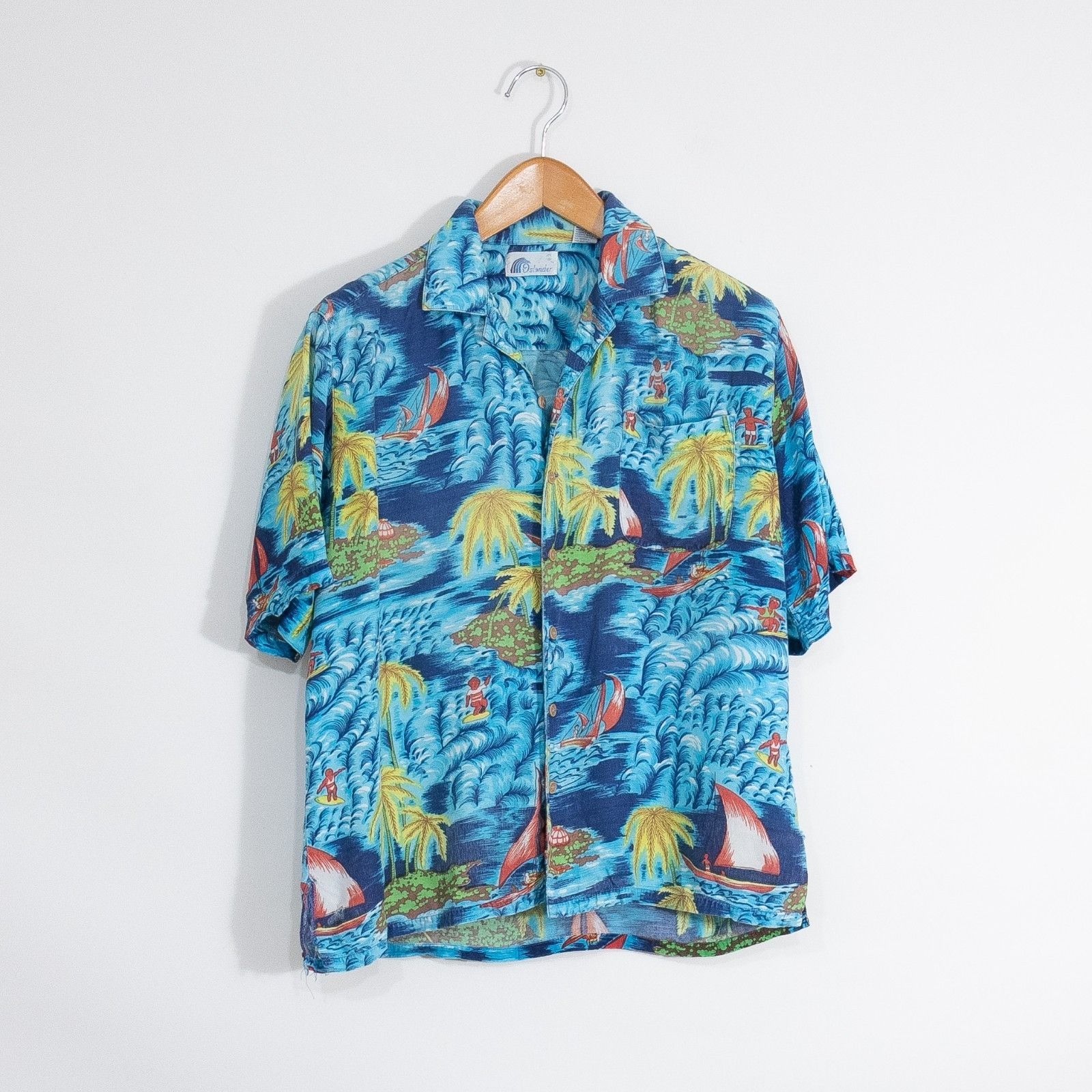 Vintage Vintage Hawaiian Floral Beach Surfing Button Up Shirt Large Size US L / EU 52-54 / 3 - 1 Thumbnail