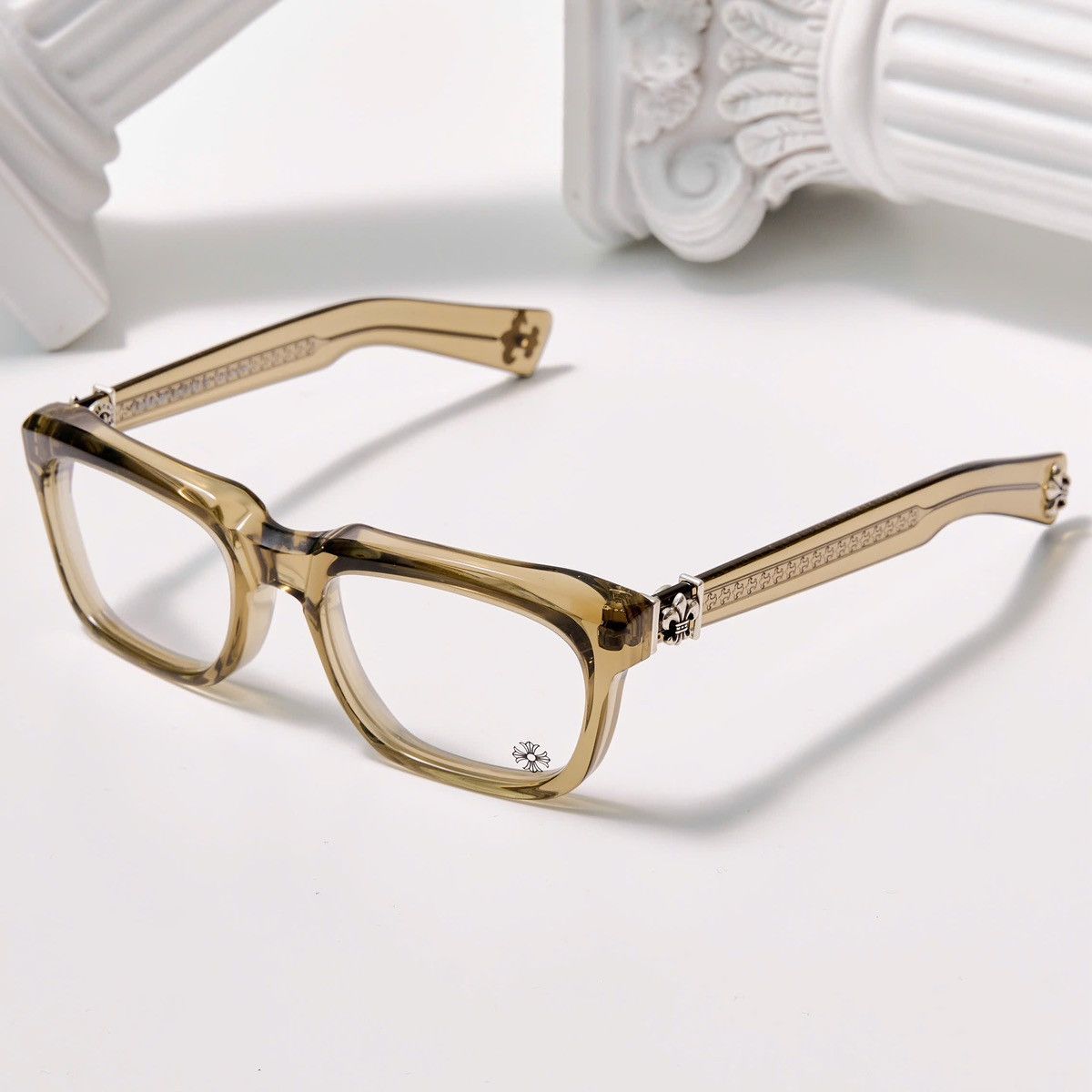 Chrome Hearts CHROME HEARTS SEE YOU IN TEA ARMY GLASSES Size ONE SIZE - 2 Thumbnail