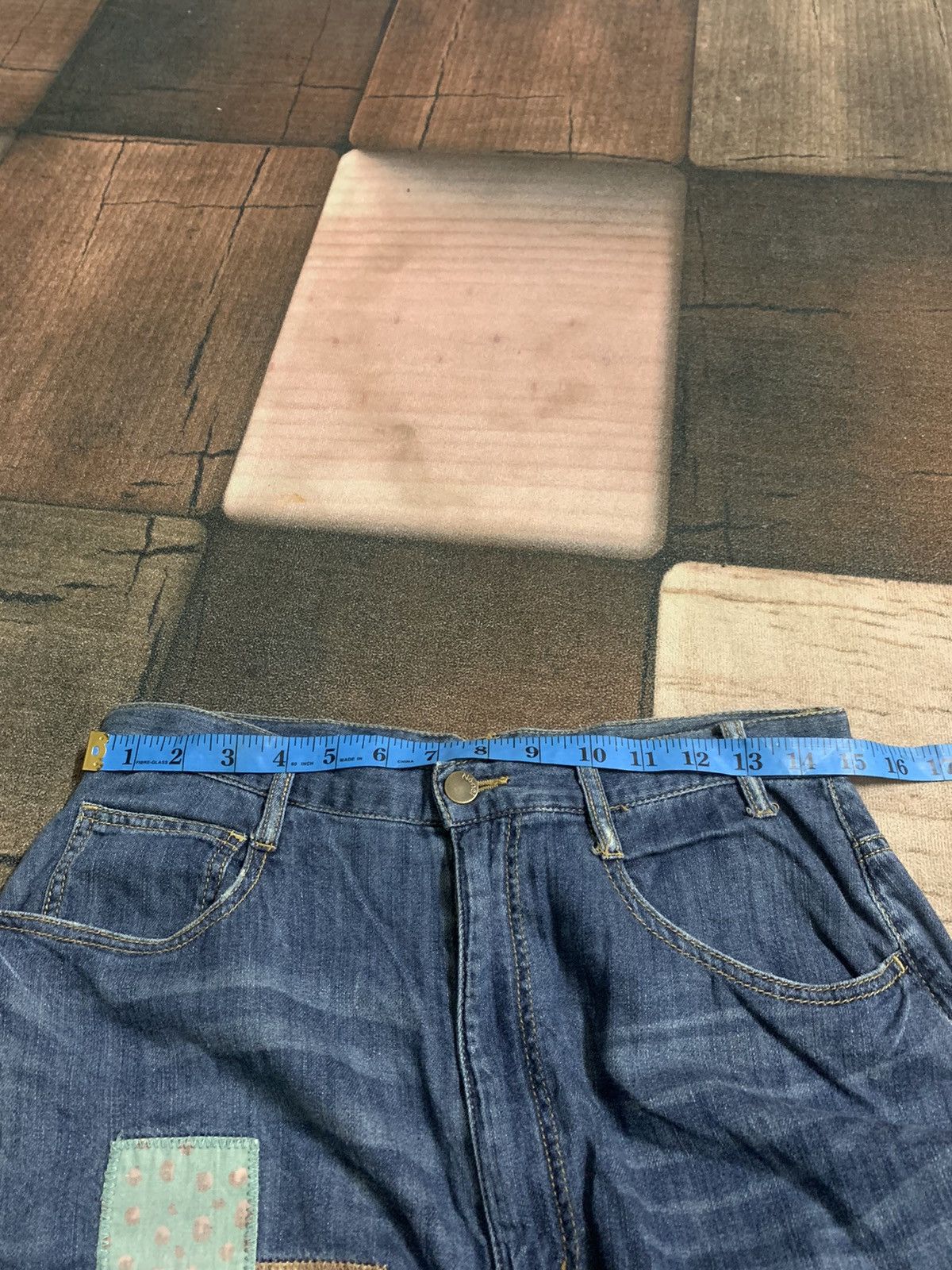 Issey Miyake × Le Grande Bleu (L.G.B.) × Ne-Net rare design ne-Net patchwork double sided Size 30" / US 8 / IT 44 - 11 Thumbnail