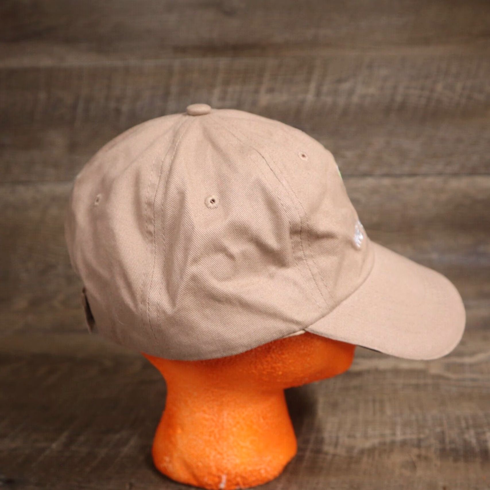 Vintage Virginia Lottery Hat Baseball Cap Adjustable Beige Striped Cotton Men’s Cap Adjustable Strapback Size ONE SIZE - 3 Thumbnail