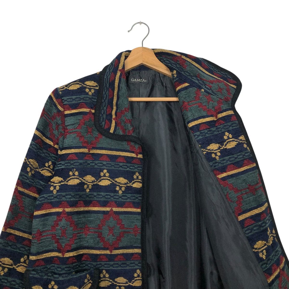 Japanese Brand 🔥VINTAGE CHORE WORK JACKET GAMZA NAVAJO DESIGN ISSEY MIYAKE Size US M / EU 48-50 / 2 - 14 Thumbnail