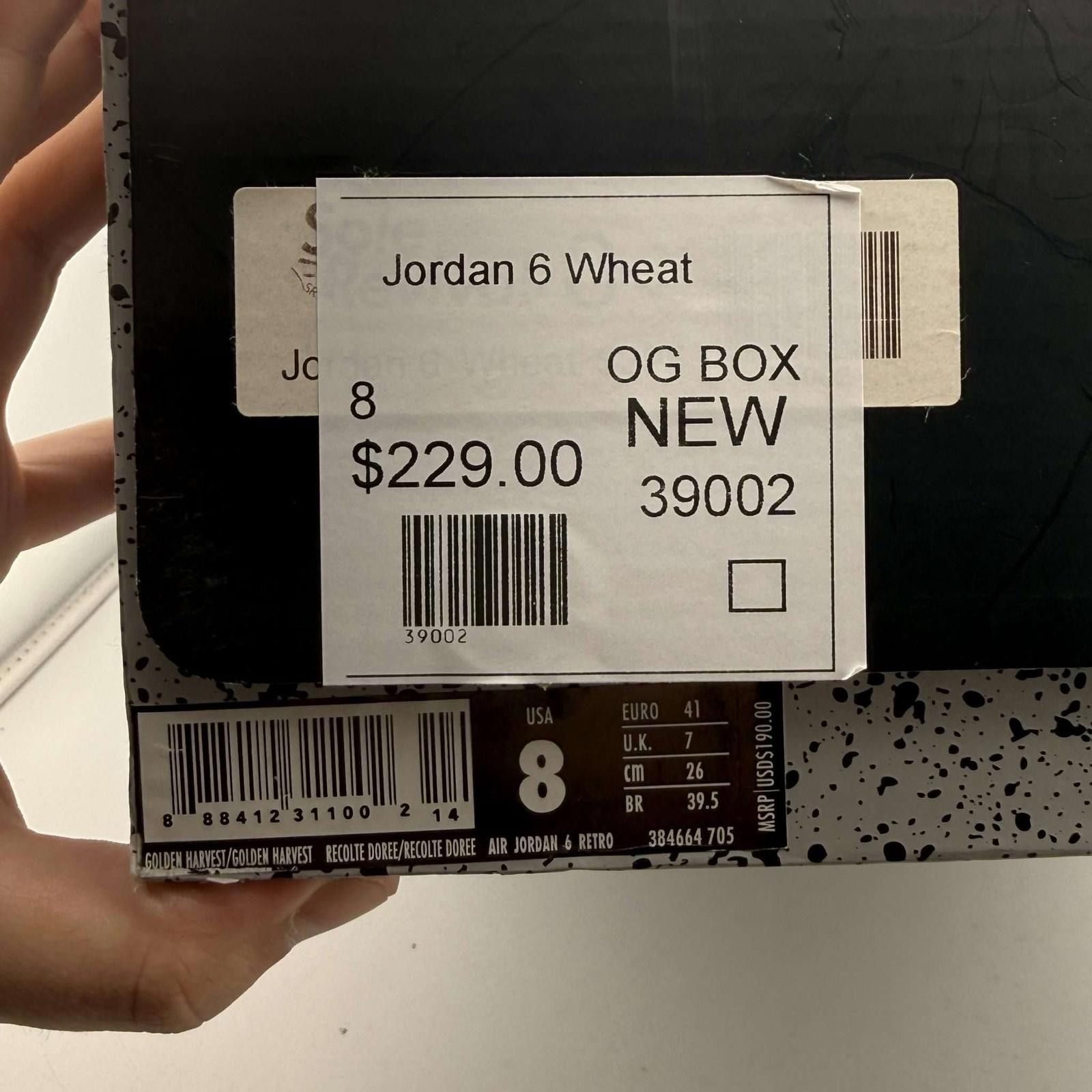 Jordan Brand Jordan 6 Wheat OG Box New Size US 8 / EU 41 - 7 Thumbnail