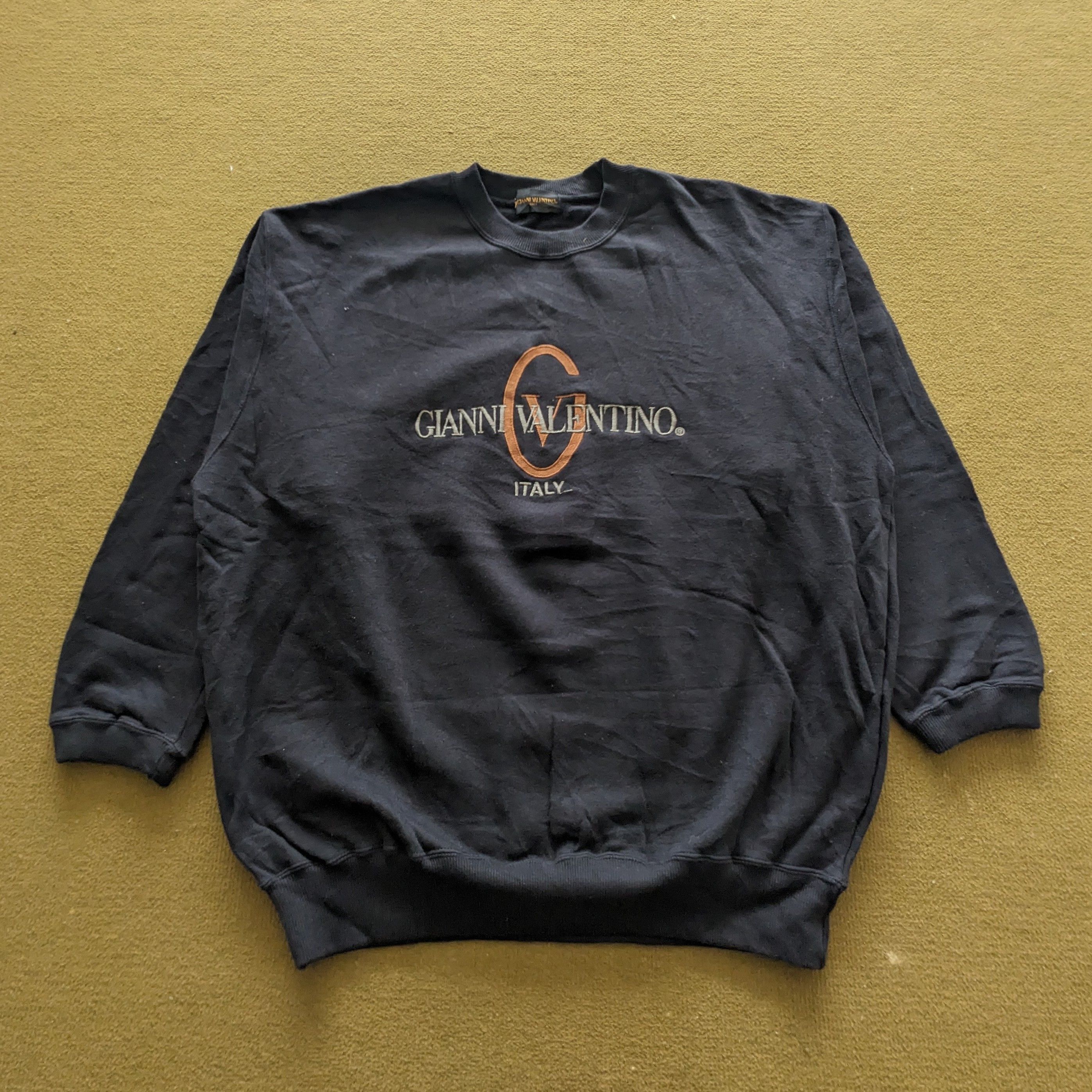 Gianni Valentino Vintage GIANNI VALENTINO Fashion Designer Sweatshirt Size US XL / EU 56 / 4 - 1 Thumbnail