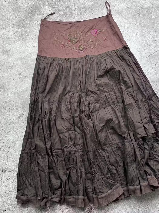 Reversible Skirt Flare - Firoi Azzurro - Oshima