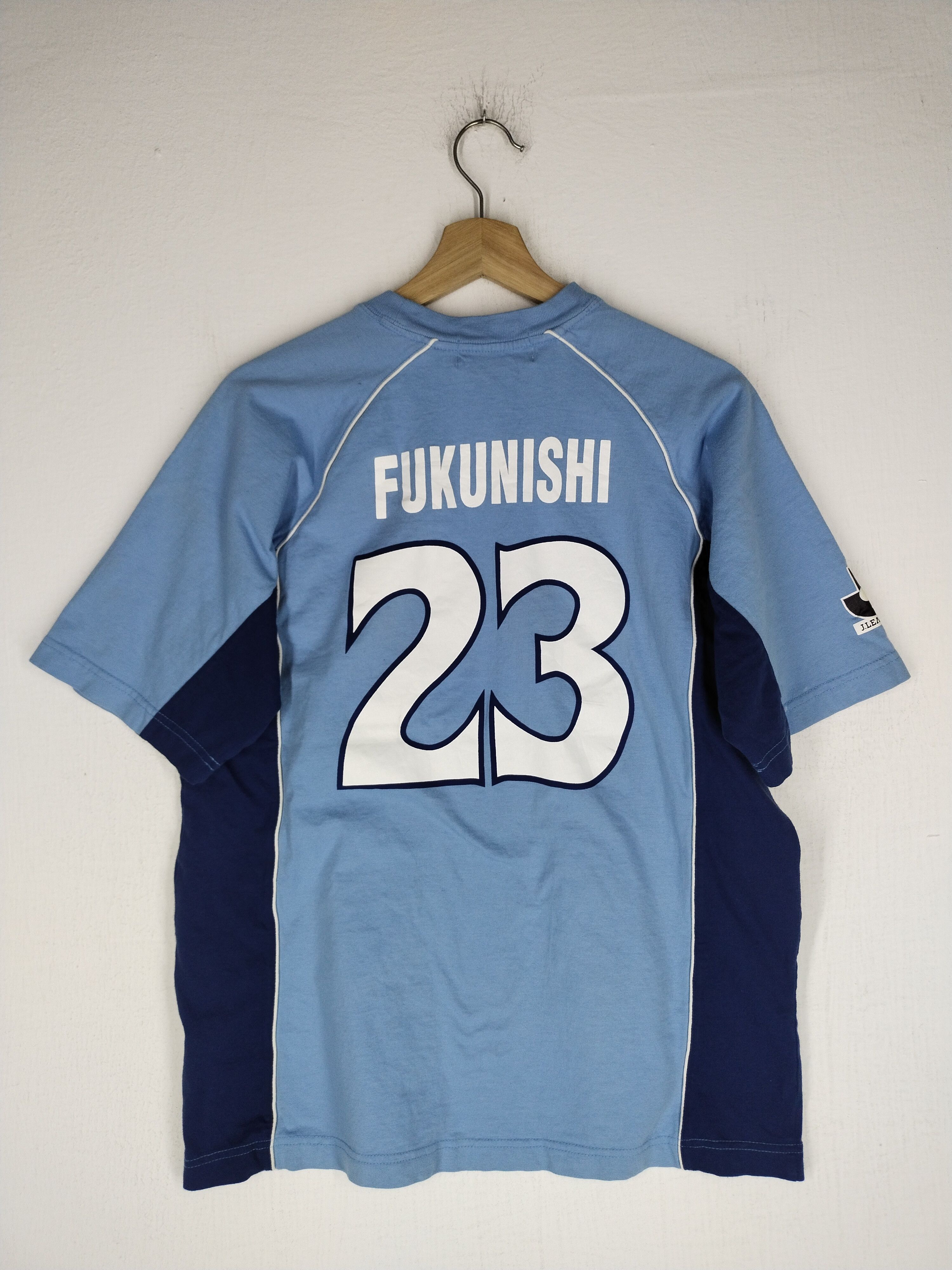 Japanese Brand No. 23 Fukunishi Name Team Yamaha J.League Tee Size US M / EU 48-50 / 2 - 6 Thumbnail