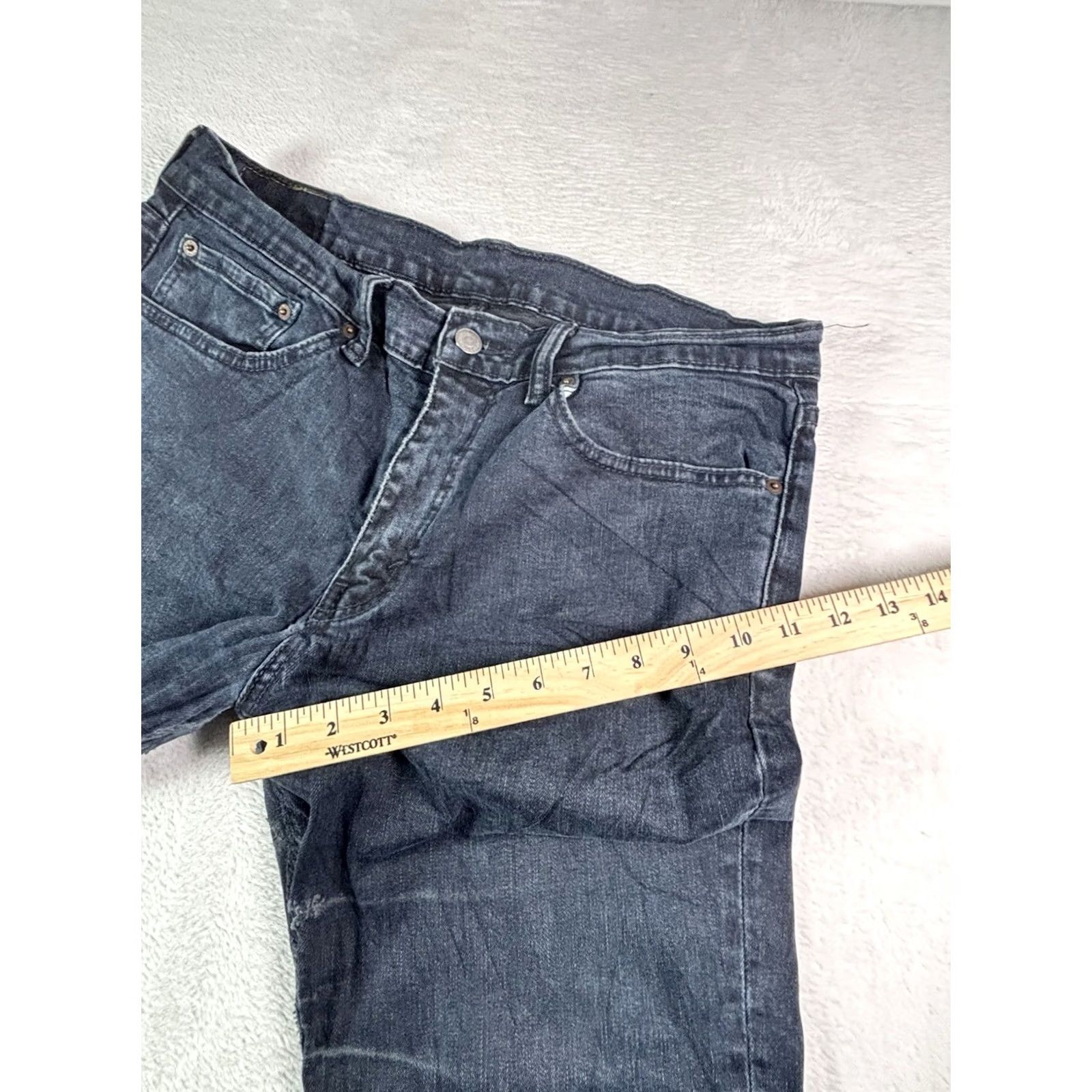 Levi's VINTAGE Levi's 511 Jeans Men Slim 34x32 Distressed Denim Straight Leg 5-Pocket USA 90s Mens Jeans Blue Size US 34 / EU 50 - 6 Thumbnail