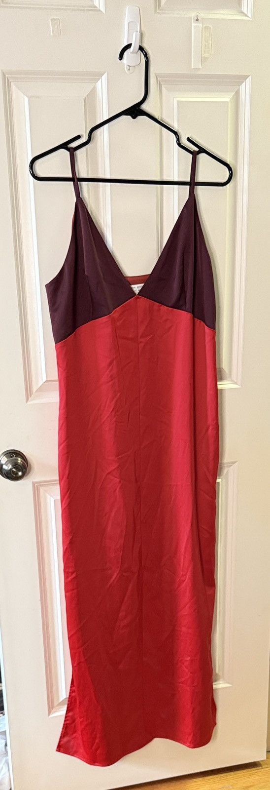Other Marina Moscone Collective Two Tone Slip Maxi Dress Size XL / US 12-14 / IT 48-50 - 6 Thumbnail