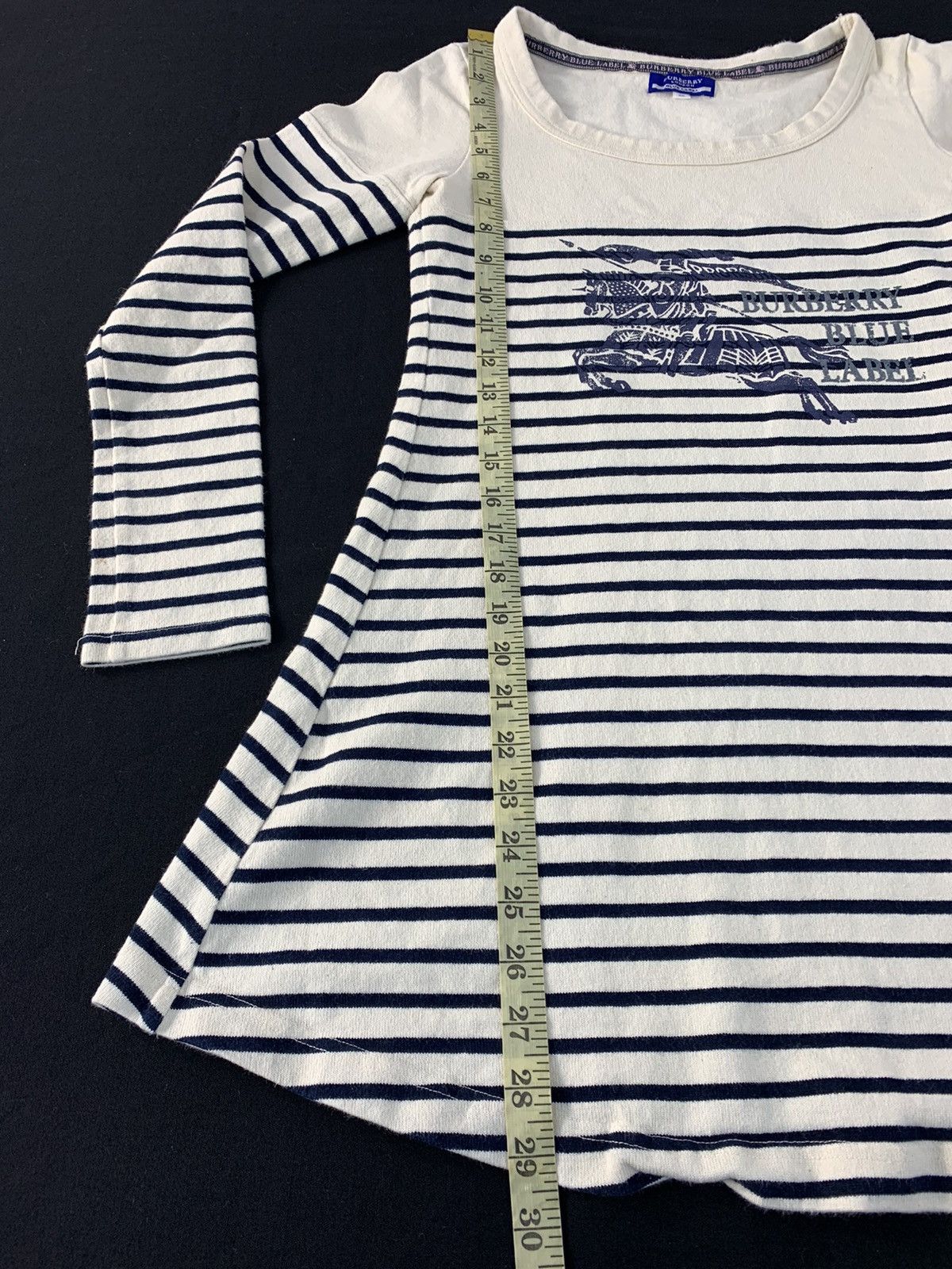 Burberry Burberry London Blue Label Blouse Striped Prorsum Logo Size S / US 4 / IT 40 - 10 Thumbnail