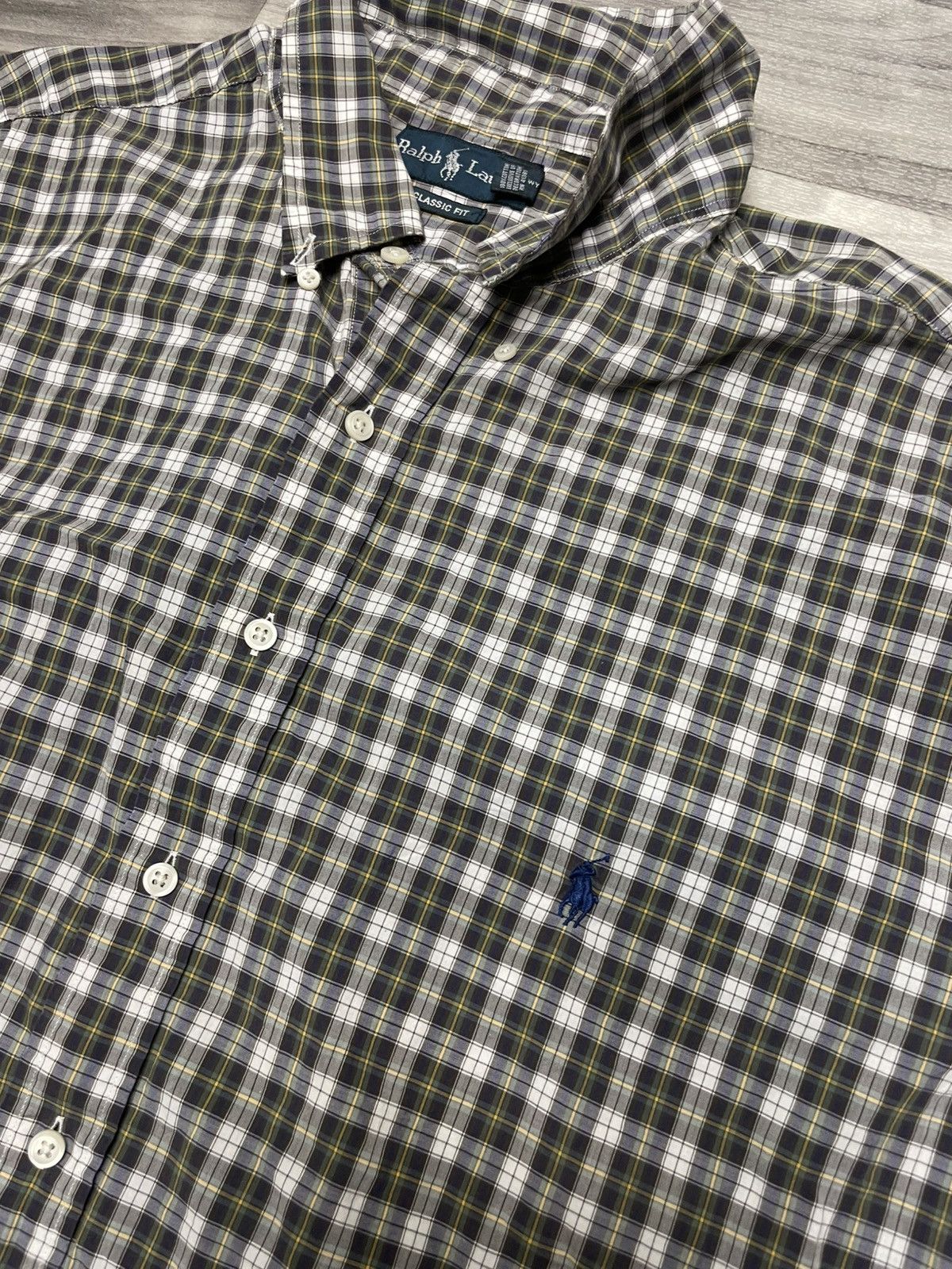 Ralph Lauren Ralph Lauren 2XL Tall Short-Sleeve Plaid Button-Down Shirt Size US XXL / EU 58 / 5 - 2 Thumbnail