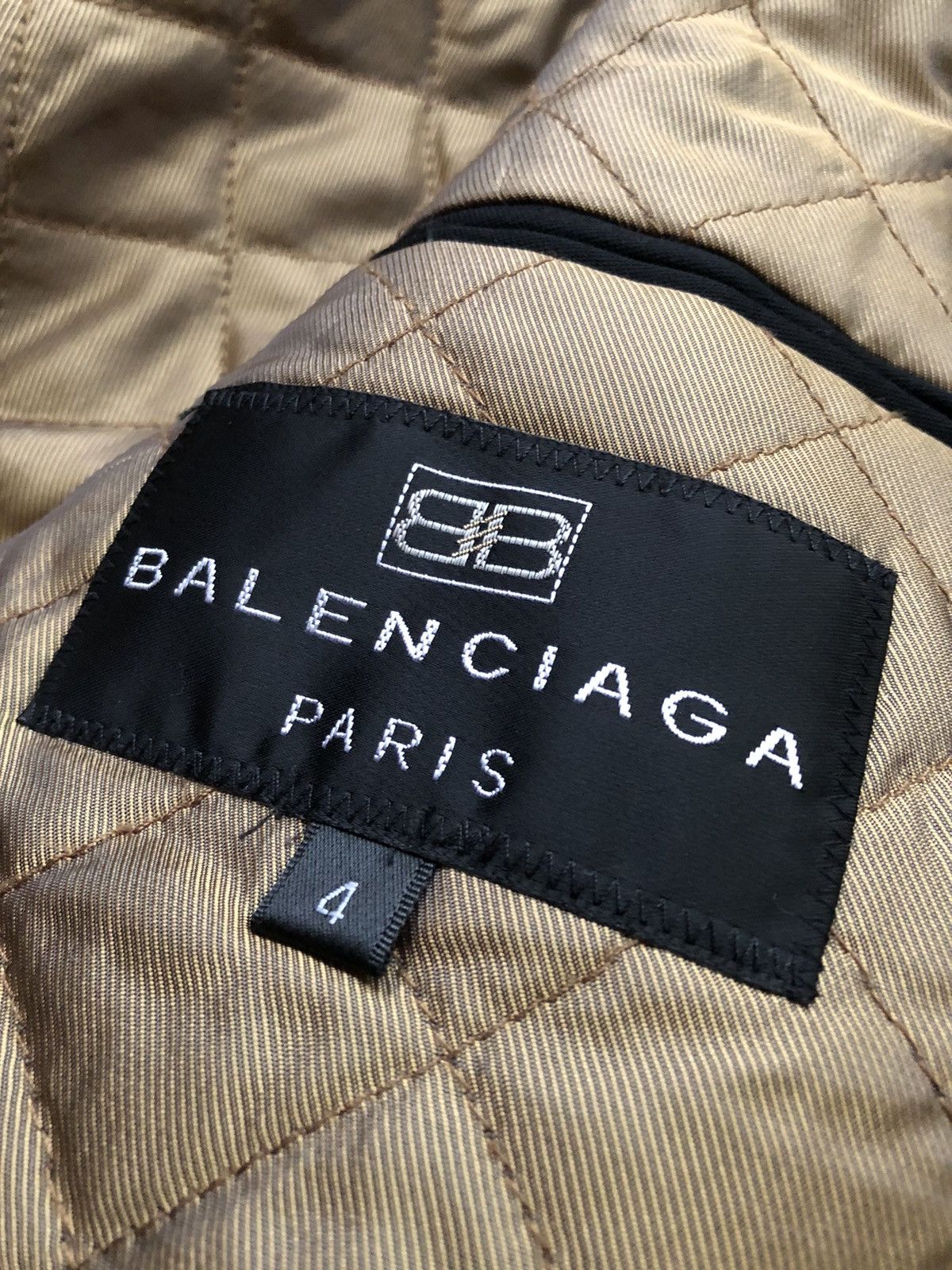 Balenciaga Gorgeous Vintage Gold Padded Wool Overcoat Size US L / EU 52-54 / 3 - 23 Thumbnail