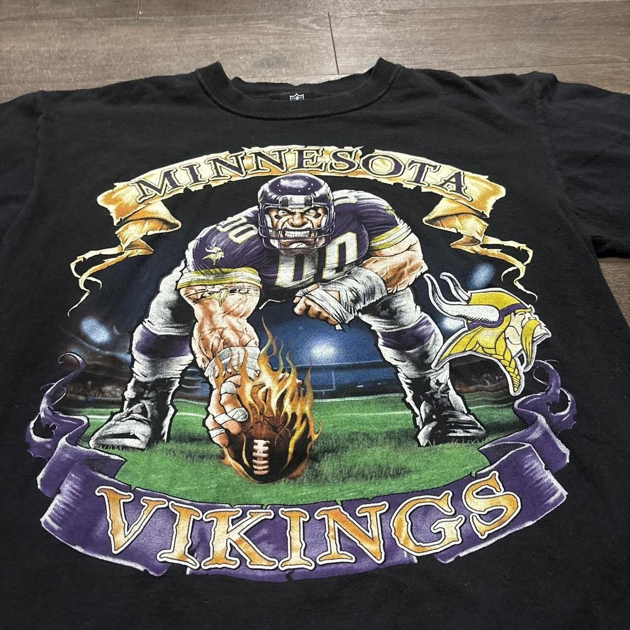 NFL vintage NFL team apparel Minnesota Viking t shirt 00s L Size US L / EU 52-54 / 3 - 2 Thumbnail
