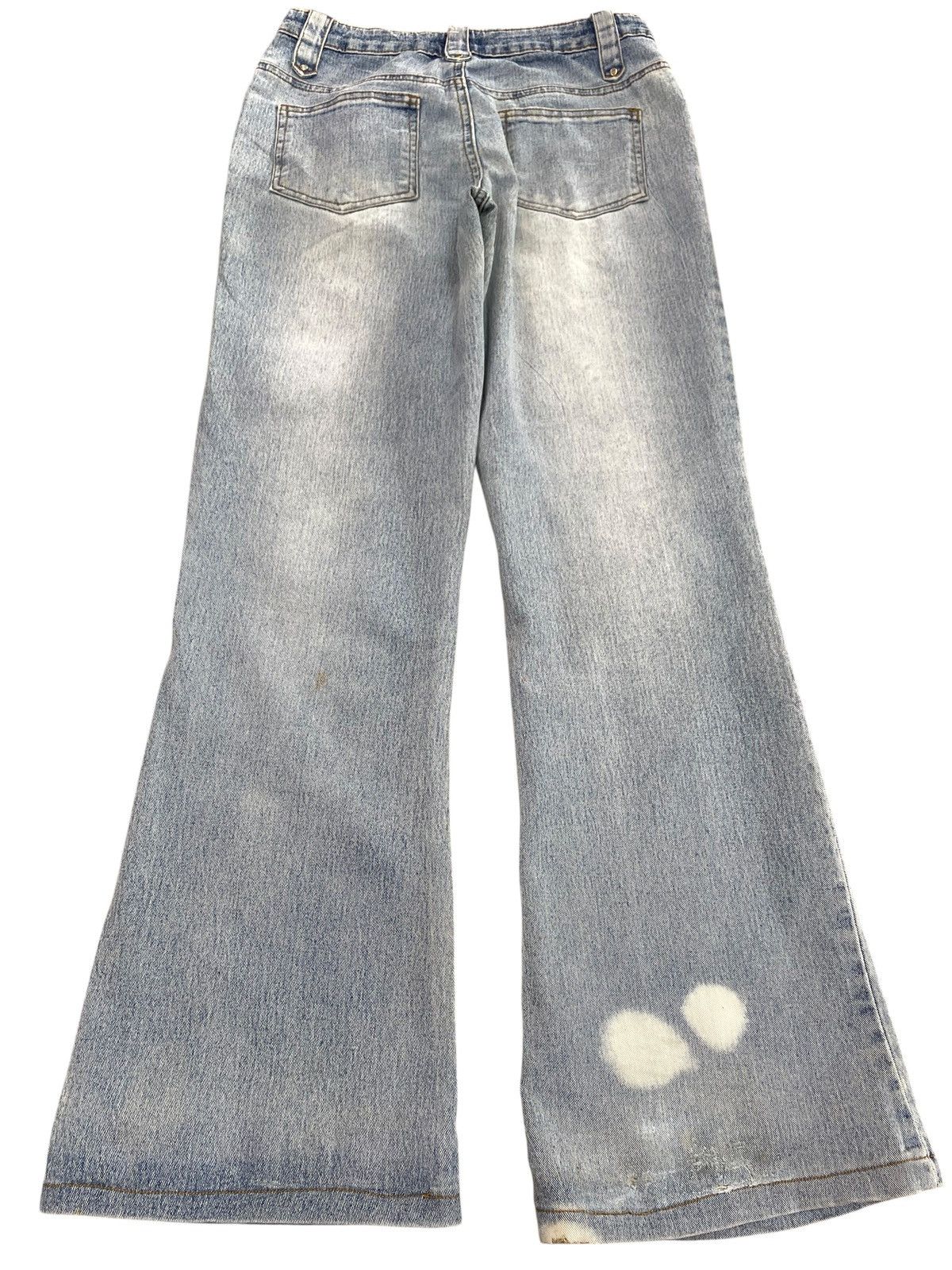 Japanese Brand Japanese Brand Acid Blue Wash Style Flare Jeans Size US 28 / EU 44 - 3 Thumbnail