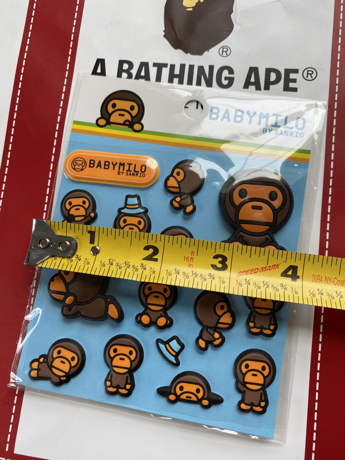 Bape Baby Milo Rubber Stickers Size ONE SIZE - 6 Thumbnail