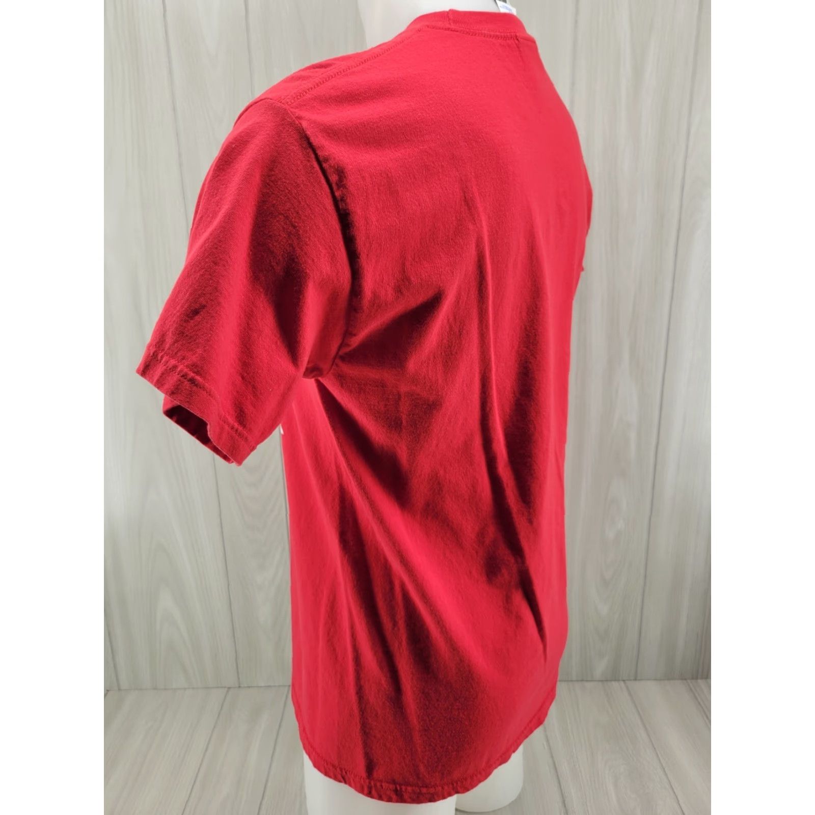 Vintage M&O KNITS Red Shirt T-Shirt Graphic Tee Men Adult Medium Equinoccio Maravilla Mundial Yucatan Mexico Vintage No Size US M / EU 48-50 / 2 - 7 Thumbnail