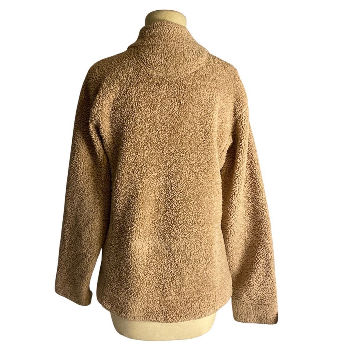 Calvin Klein Minimalist Cozy Sherpa Fleece Zip Jacket Beige Neutral M Size M / US 6-8 / IT 42-44 - 6 Thumbnail