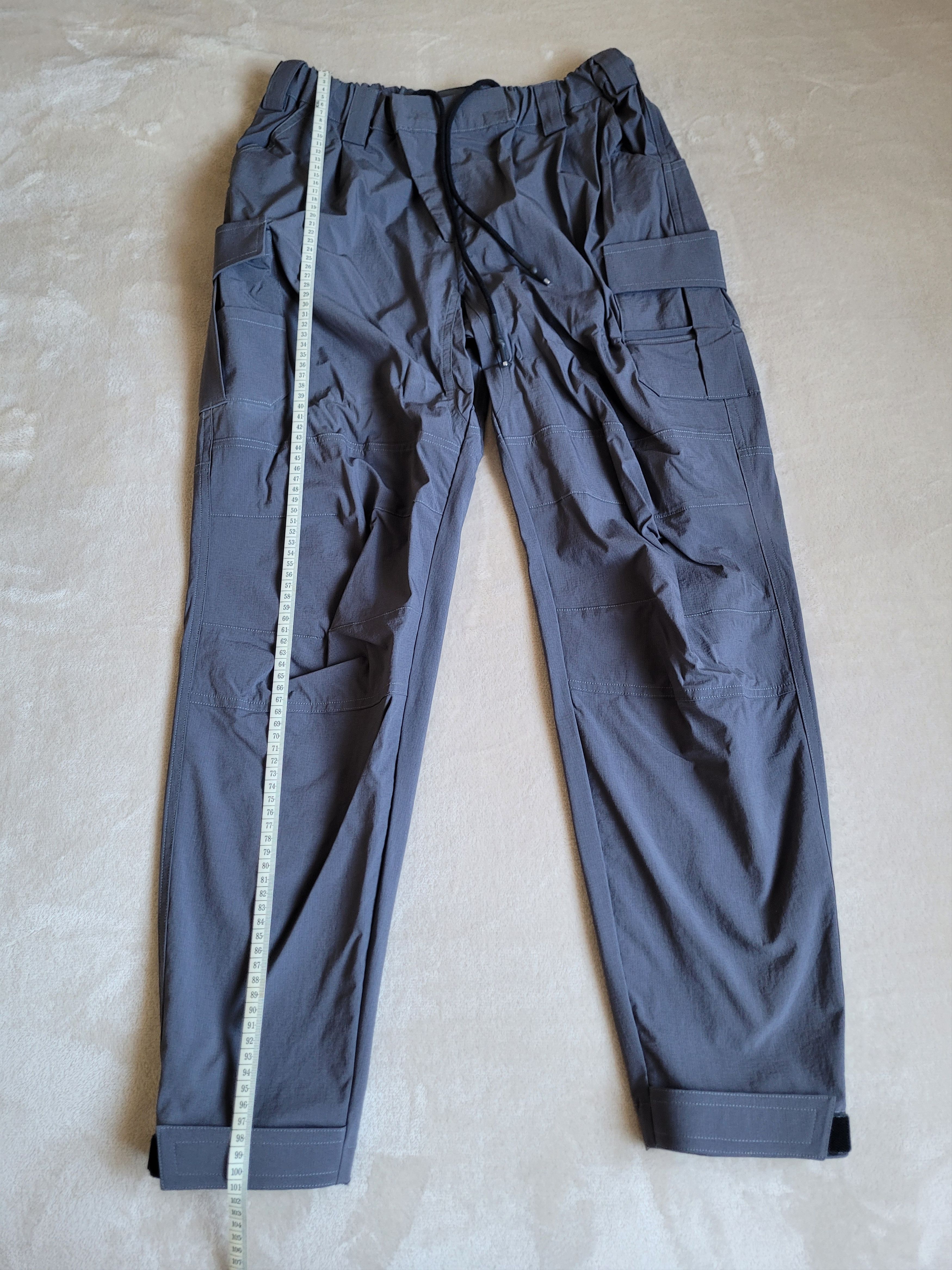 Rosen ROSEN-X Thebe Trousers in Ripstop Nylon - Grey Size US 33 - 4 Thumbnail