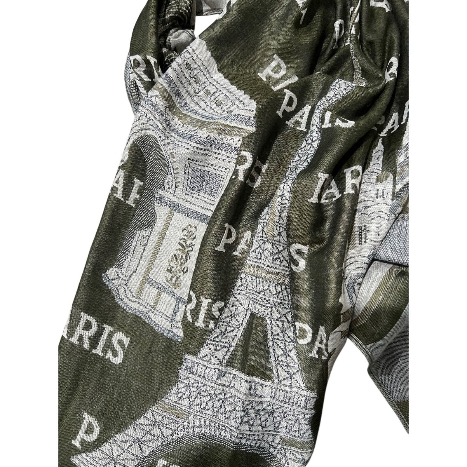 & Other Stories Paris Large Scarf with Paris unisex Design A001330 Size ONE SIZE - 2 Thumbnail