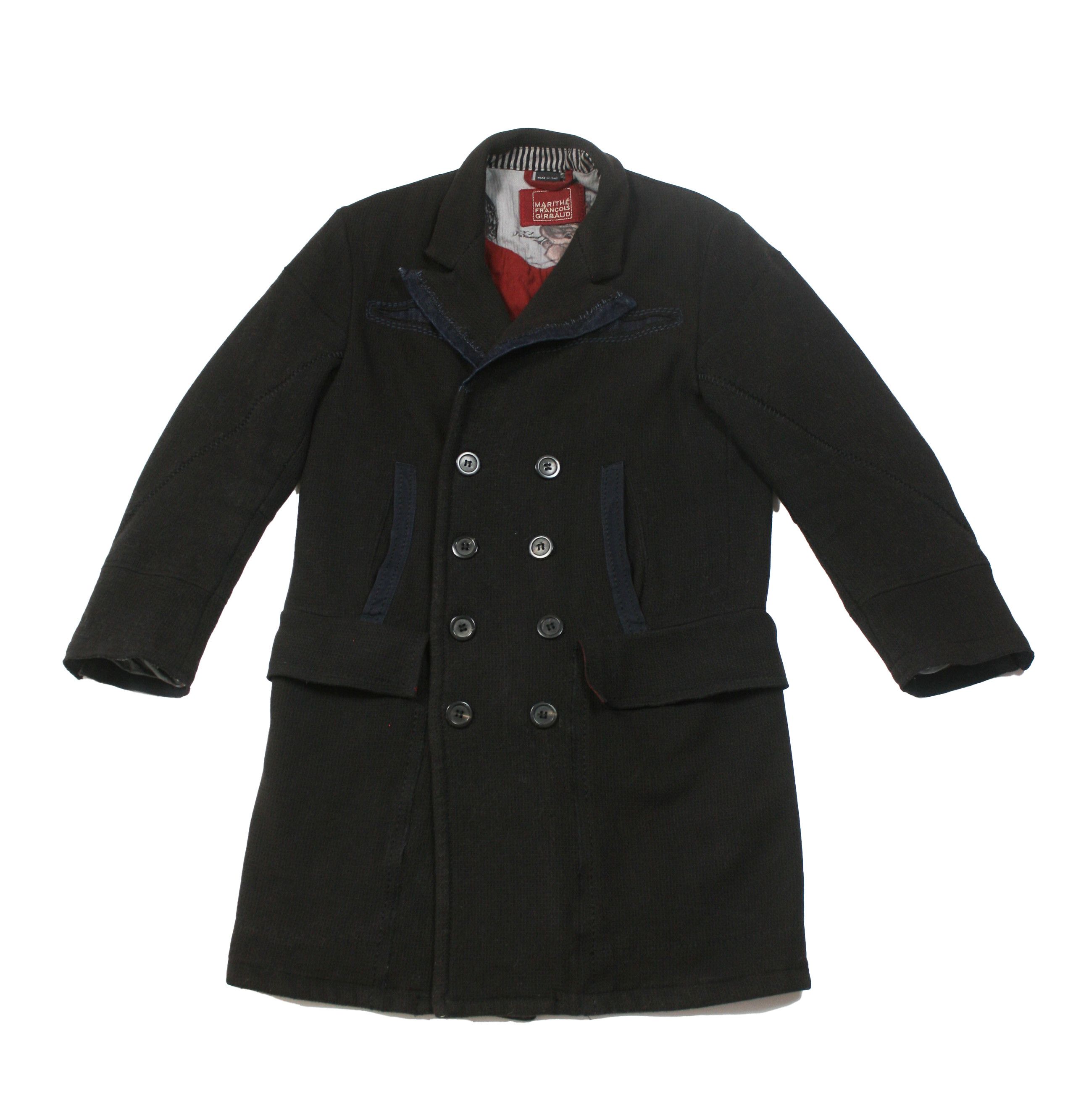 00S Wool Double Breasted Overcoat Vintage