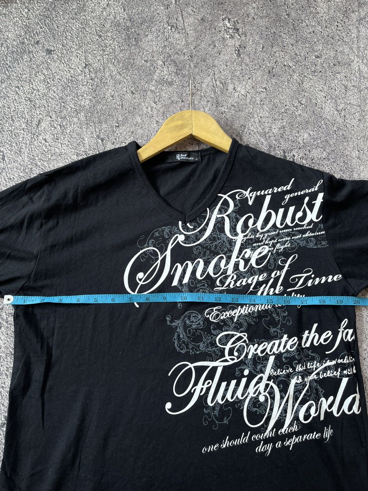 Japanese Brand Y2K Real Standard ifsixwasnine style tee Size US L / EU 52-54 / 3 - 10 Thumbnail