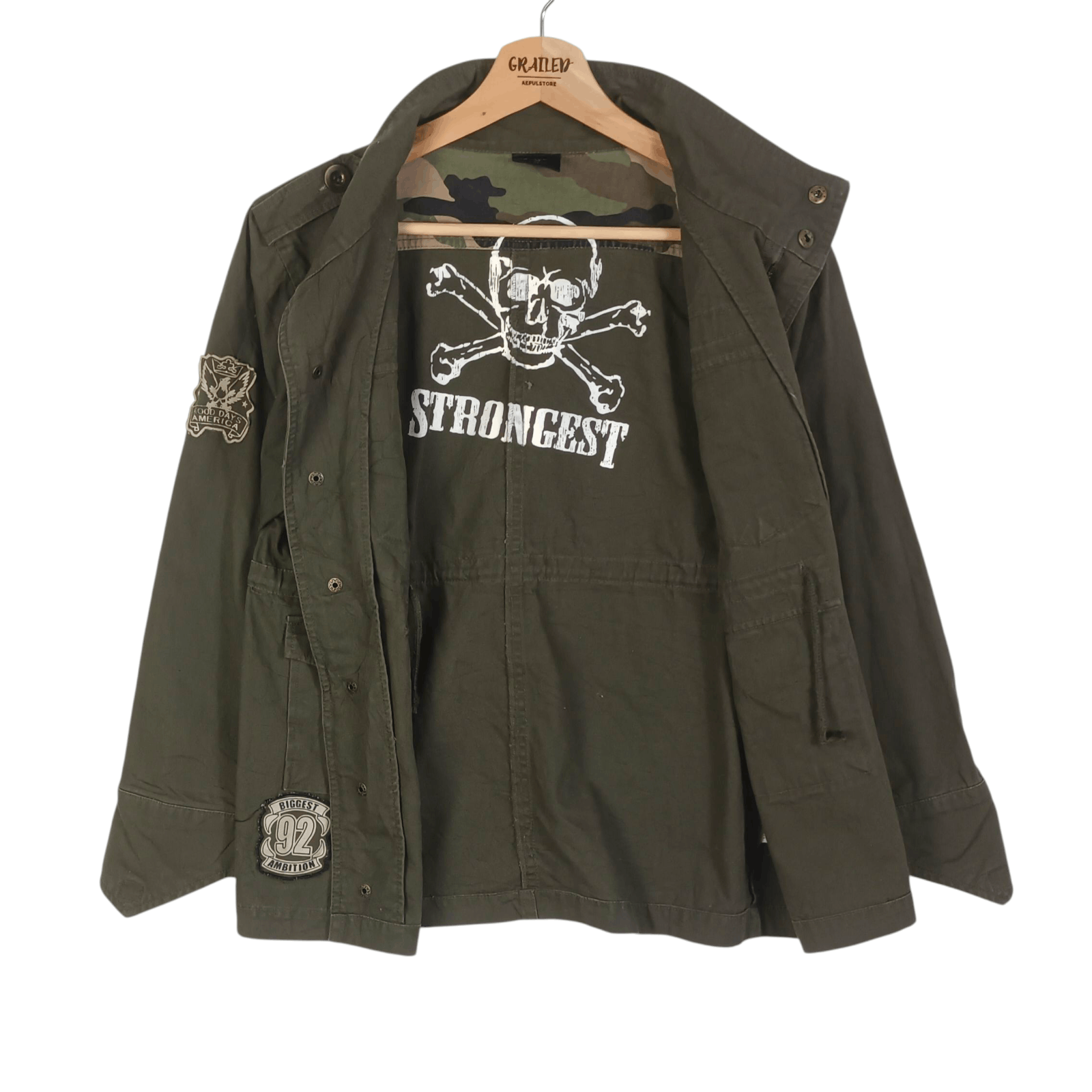 Seditionaries V Street Skool Army Military Utility Jacket Size S / US 4 / IT 40 - 2 Thumbnail