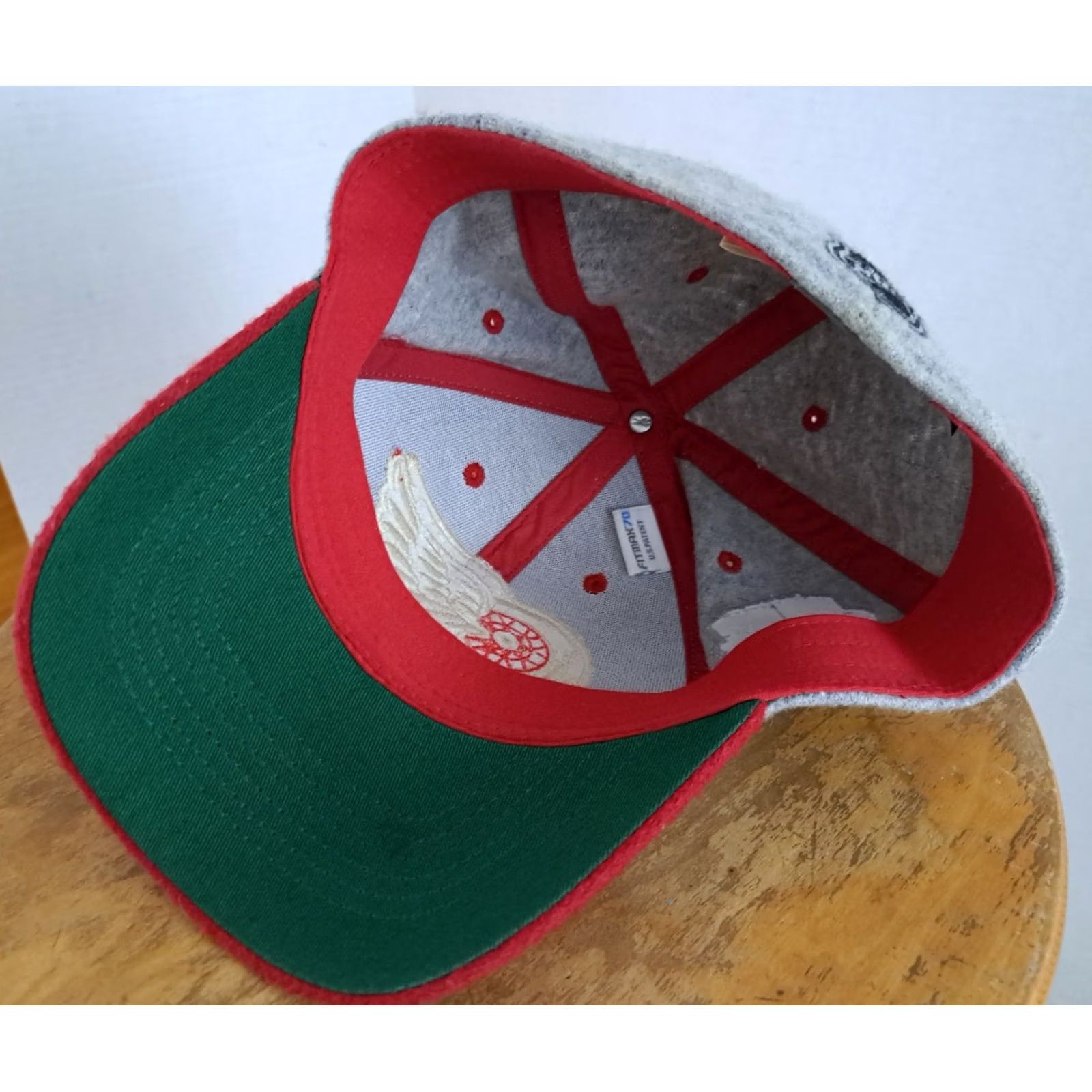 Reebok VINTAGE Detroit Red Wings Winter Classic Wool L-XL Reebok Hat Size ONE SIZE - 3 Thumbnail